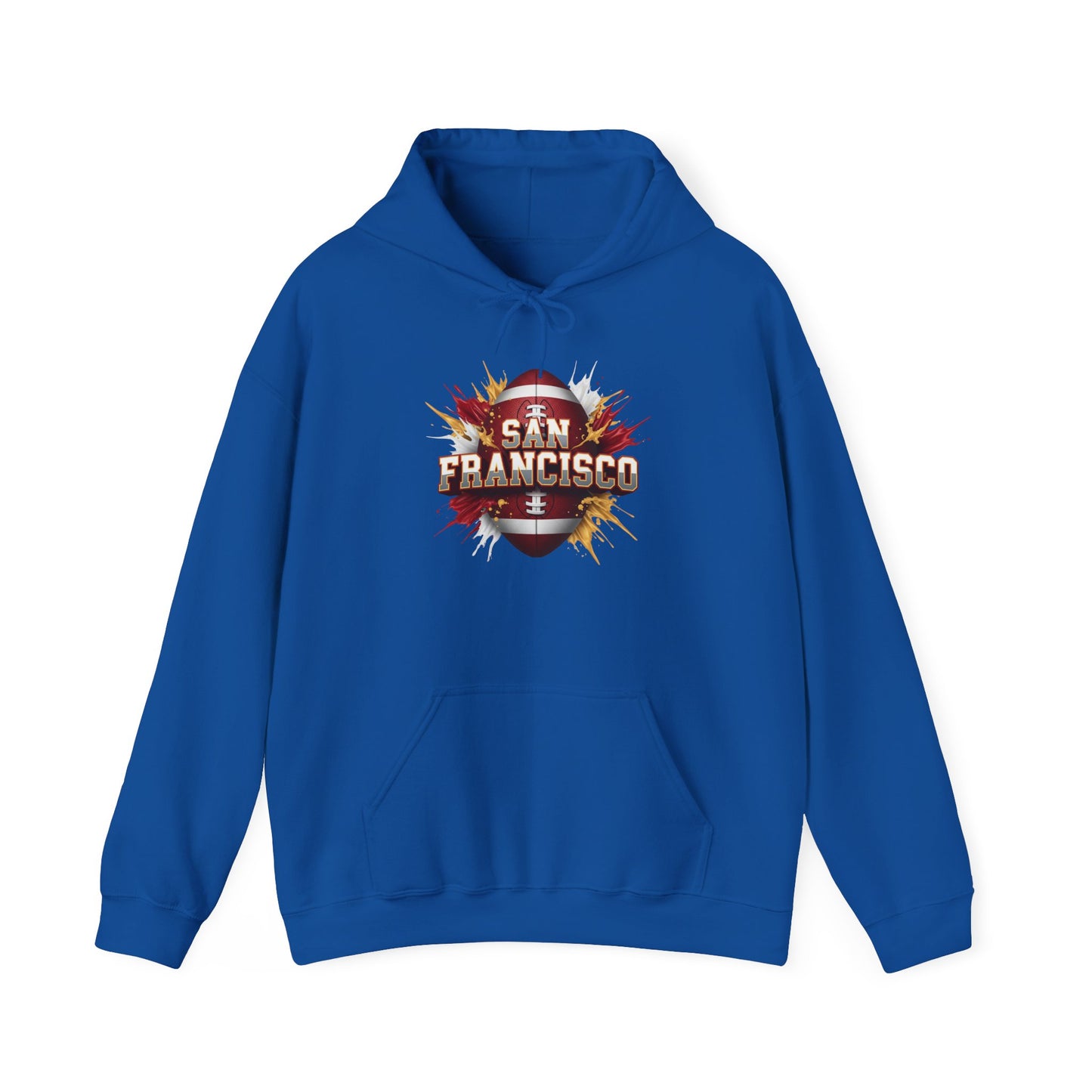 San Francisco Football Hoodie, San Francisco Team Hoodie, Football Gift for San Francisco Fans, Game Day Sports Fan Apparel, Football Fan