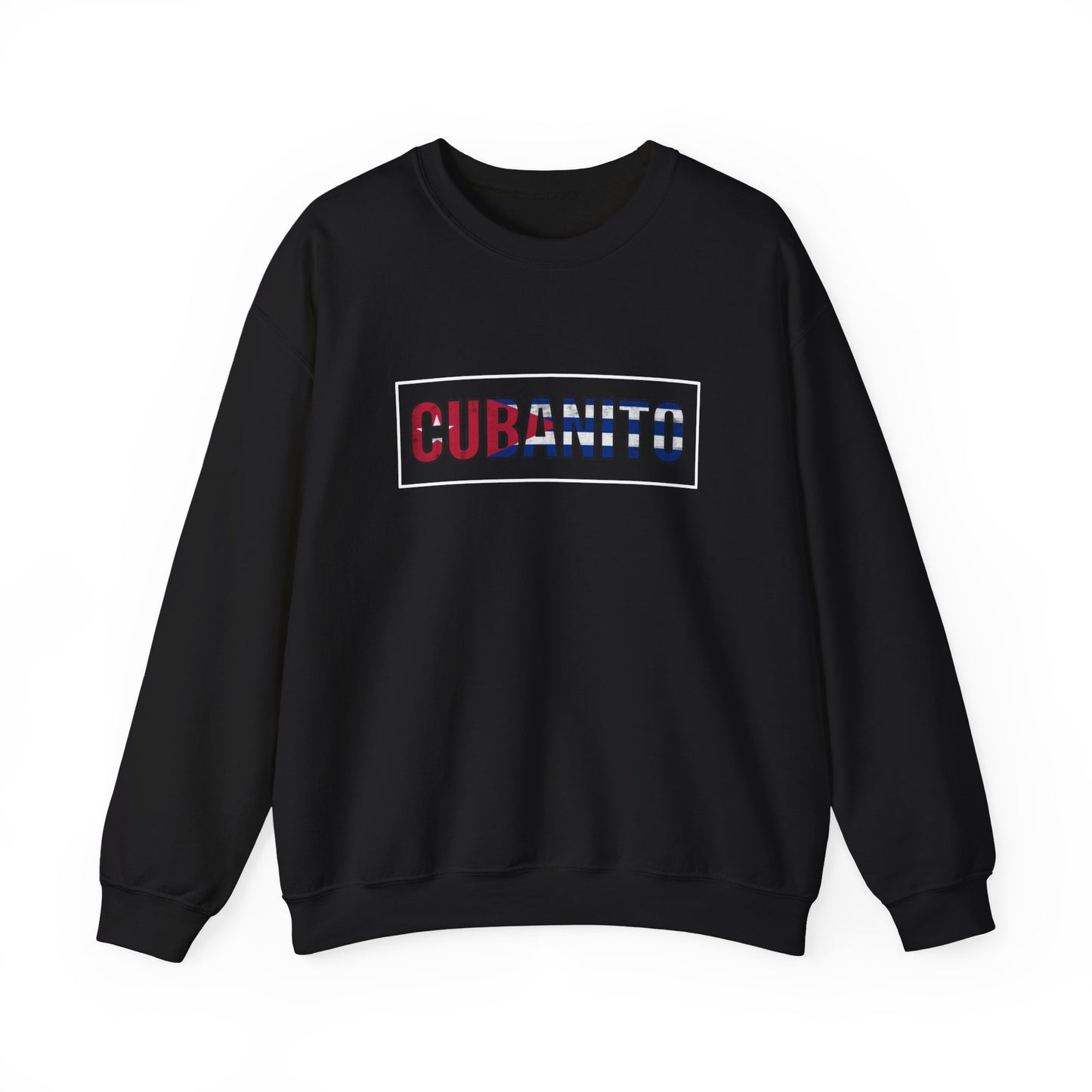 CUBANITO Sweatshirt – Cuban Flag Sweatshirt for Men, Latino Pride Sweatshirt, Cuba Heritage Top, Cuban Culture Graphic Sweatshirt