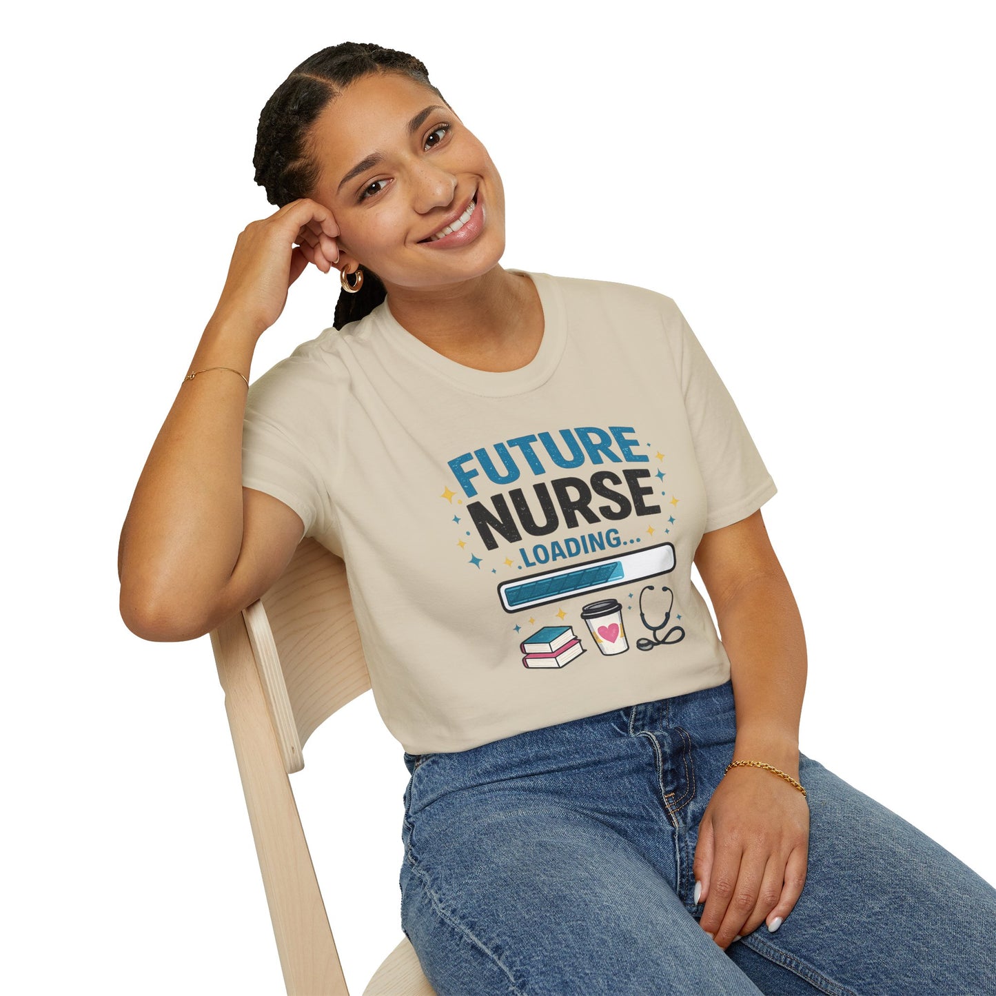 Future Nurse Loading Shirt – Funny Nursing Student T-Shirt, RN School Gift, Nursing School Graduation Tee, Nurse Student Gift Idea