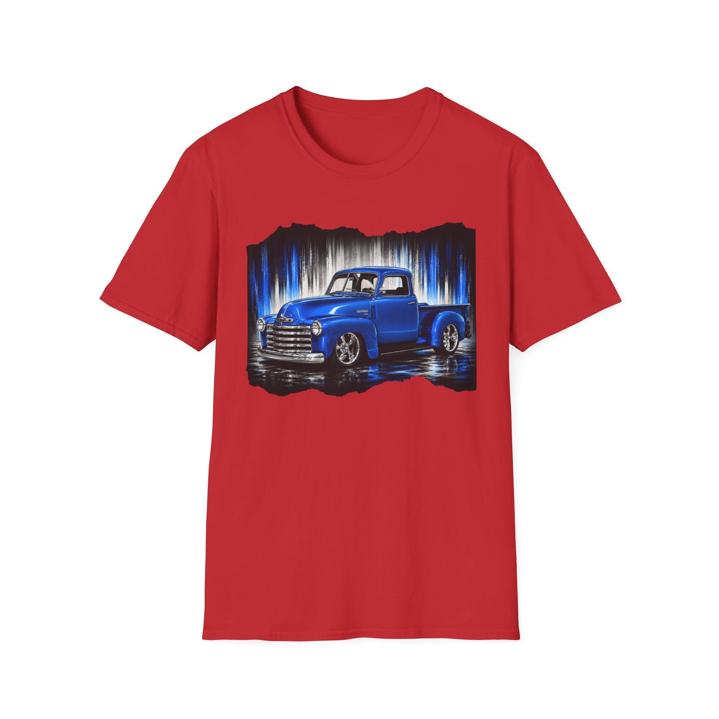 Vintage Truck Shirt, Blue Pickup Truck Tee, Classic Truck Graphic Shirt, Truck Enthusiast Gift, Retro Auto Unisex Tee