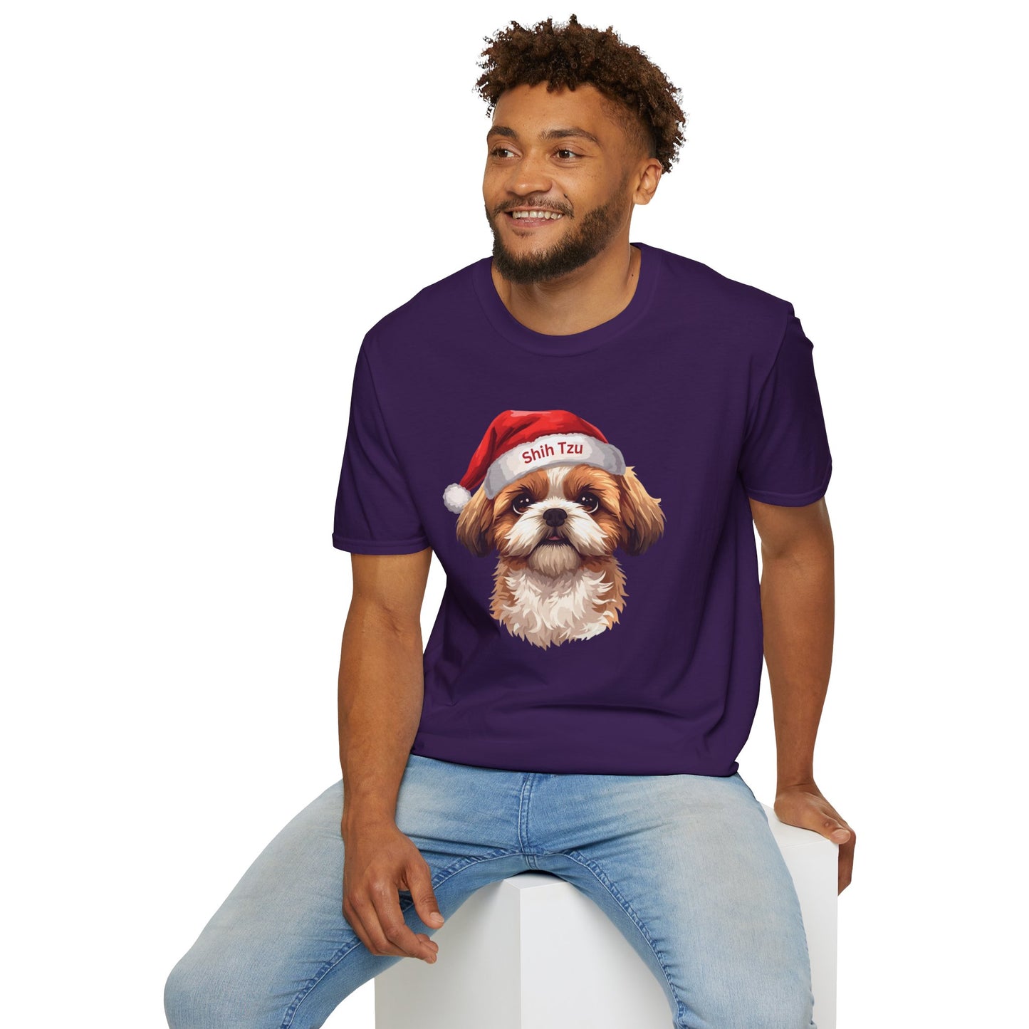 Shih Tzu Dog Portrait Shirt – Shih Tzu Dog Lover Gift, Cute Dog Mom Tee, Dog Dad Shirt, Pet Breed Apparel