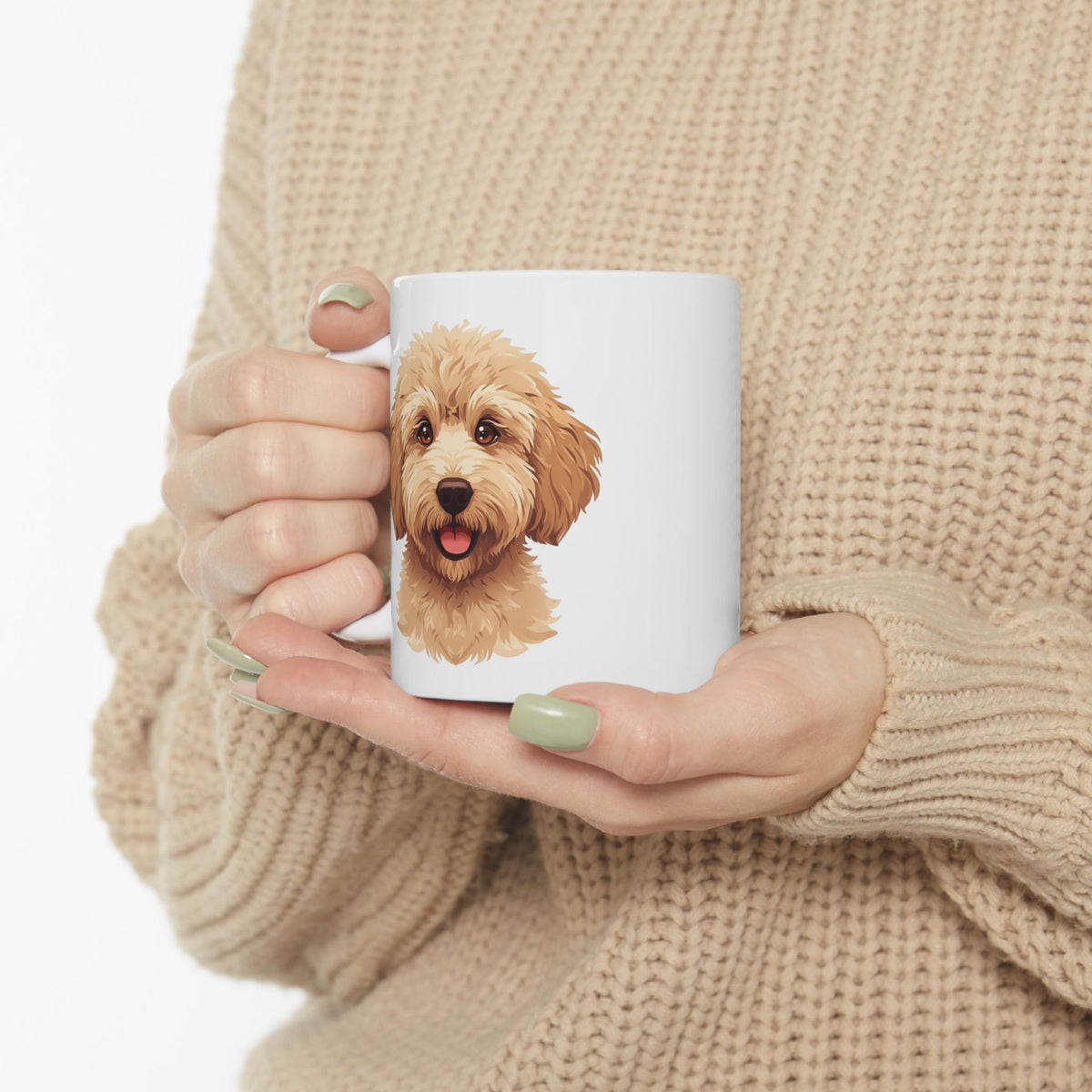 Labradoodle Coffee Mug, Cute Doodle Dog Mug, Dog Lover Mug, Pet Parent Gift, Doodle Mom Dad Cup 11oz or 15oz, Dog Lover Gift