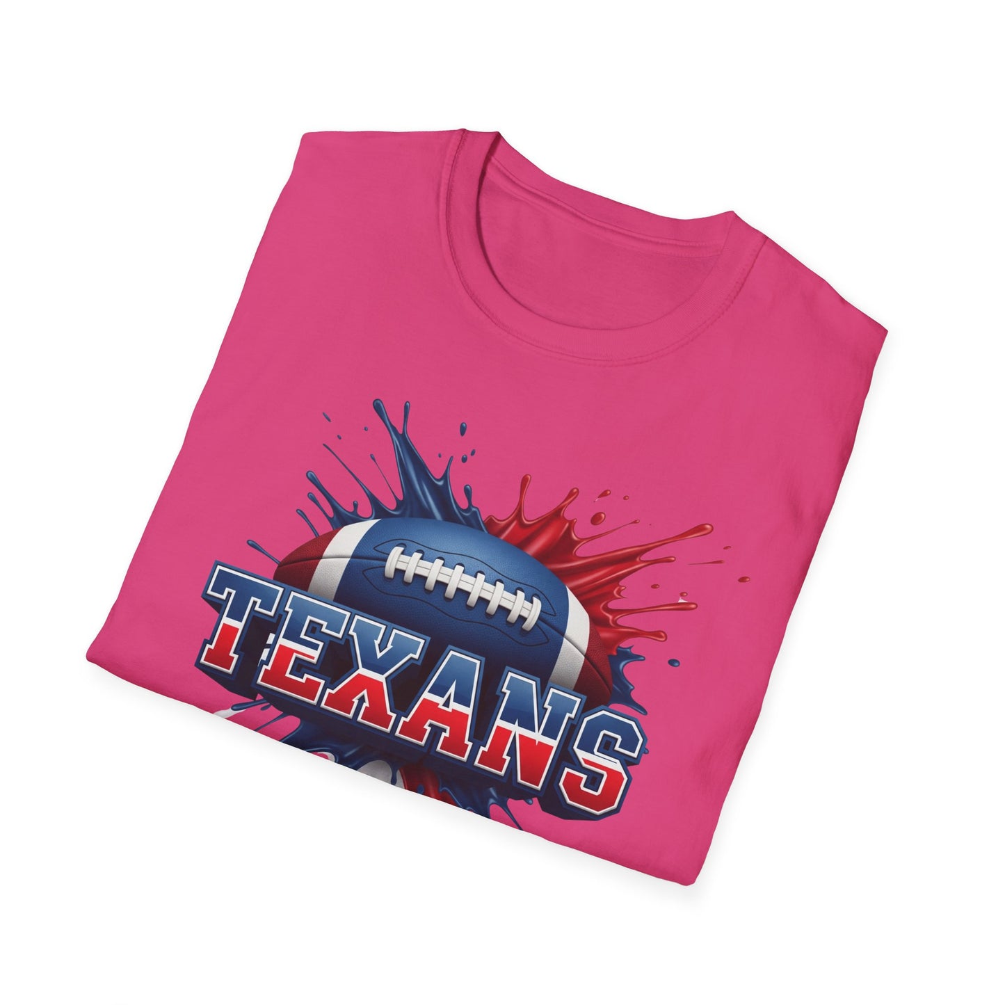 Houston Football Unisex T-Shirt, Houston Team Tee, Football Gift for Houston Fans, Game Day Shirt, Sports Fan Apparel, Football Tee