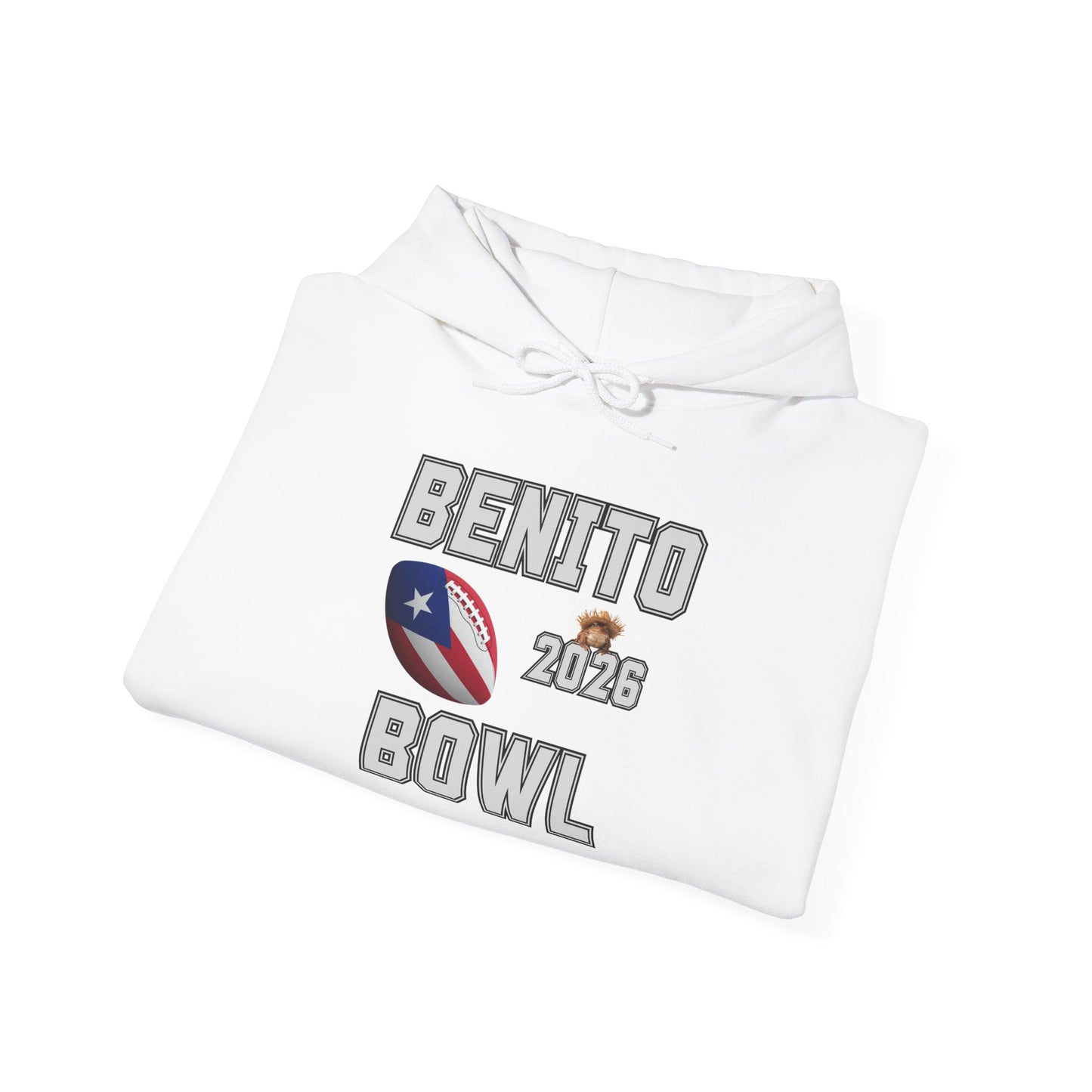 Benito Bowl Halftime Shirt 2026 Hoodie, Benito Bowl Hooded Sweatshirt, Football Fan Gift, Puerto Rico Heritage Hoodie, Boriqua Pride Gift