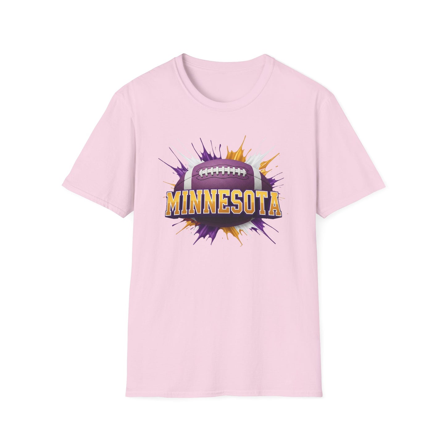 Minnesota Football Unisex T-Shirt, Minnesota Team Tee, Football Gift for Minnesota Fans, Game Day Shirt, Sports Fan Apparel Football Tee