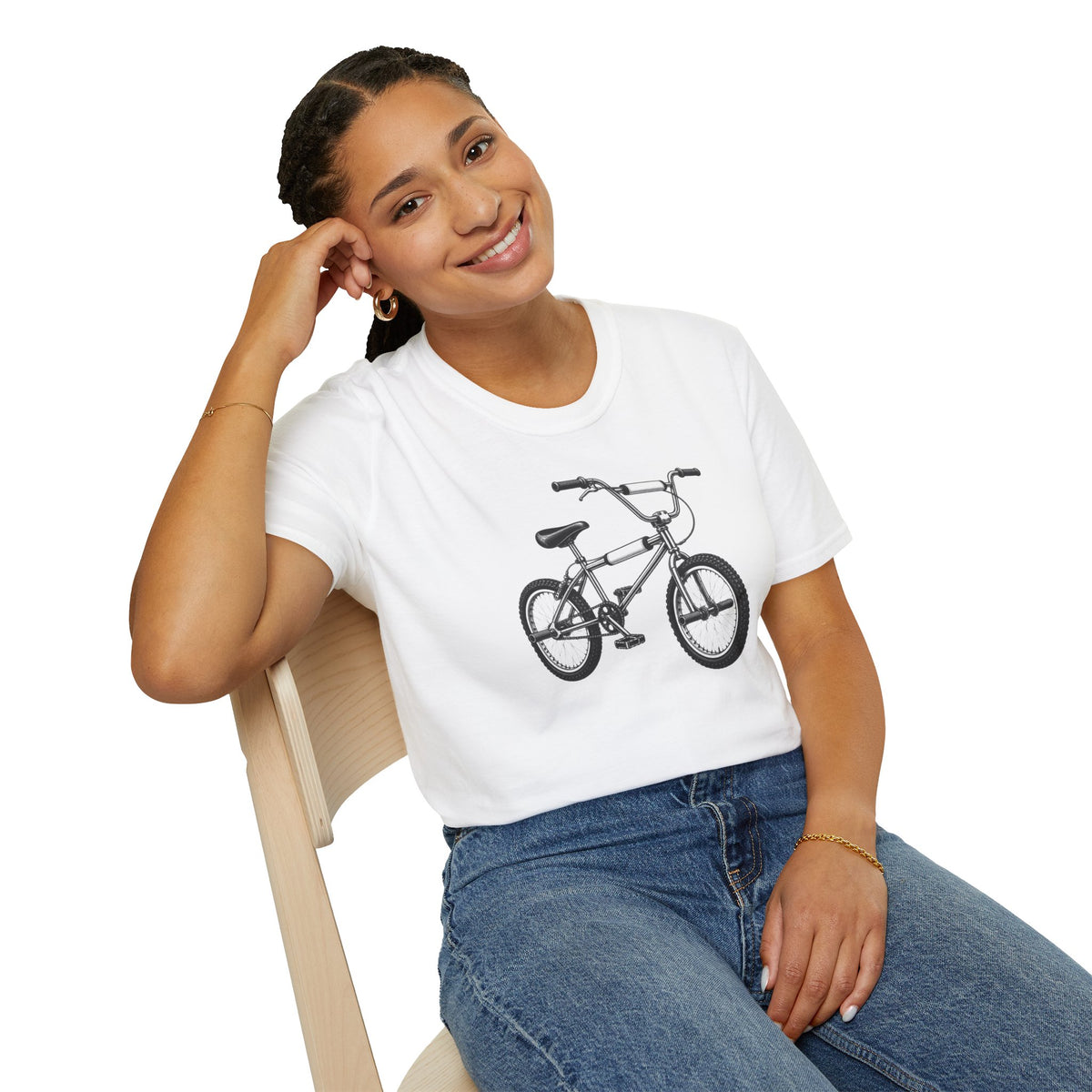 BMX Bike Shirt, Retro Bicycle T-Shirt, Old School Freestyle Bike Tee, Cyclist Gift, Vintage BMX Style