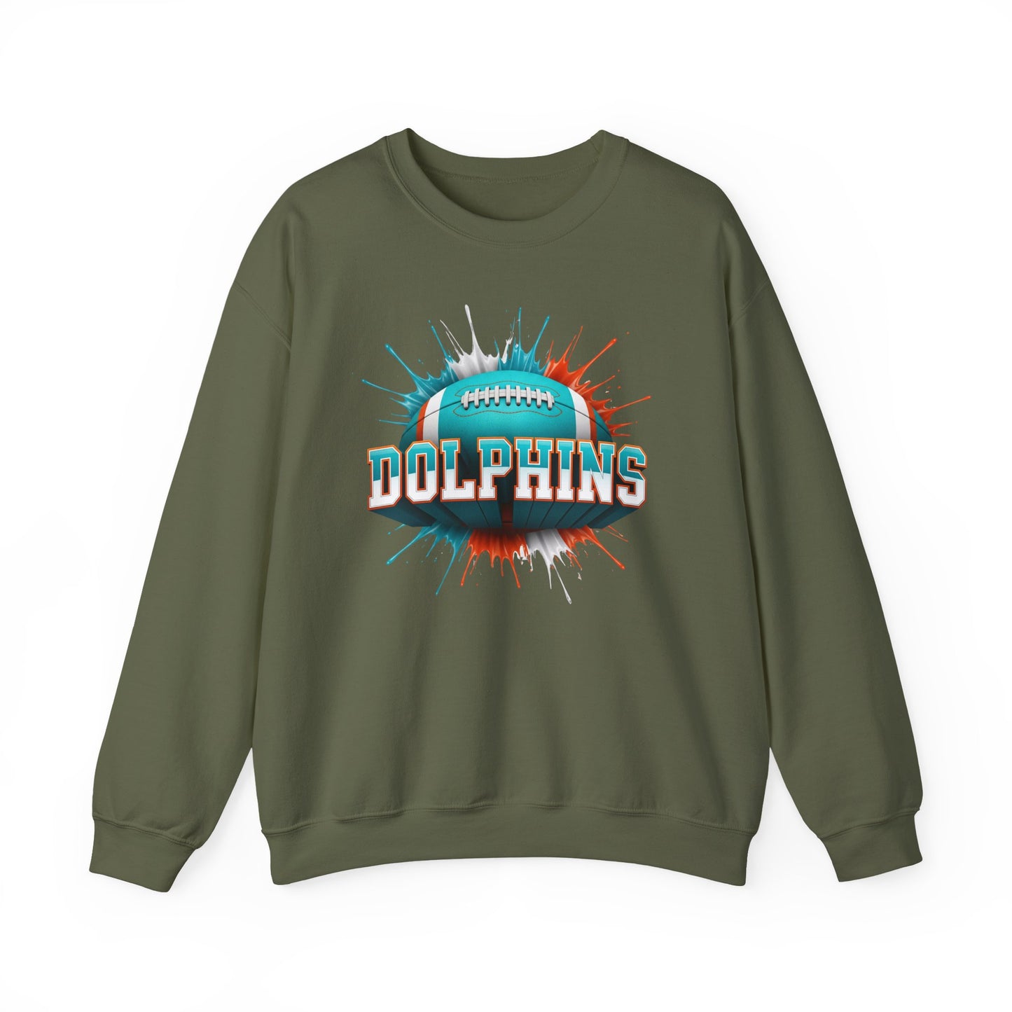 Miami Football Sweatshirt, Miami Team Sweatshirt, Football Gift for Miami Fans, Game Day Sports Fan Football Apparel