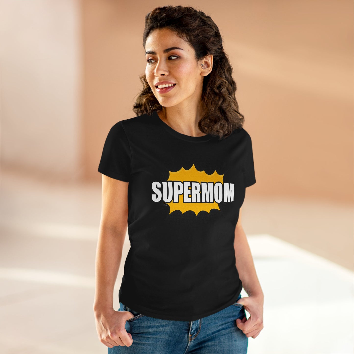 Supermom T-Shirt, Gift for Mom, Cute Summer Top, Mother's Day Gift, Family Gatherings, Casual Wear, Mom's Birthday, Supermom