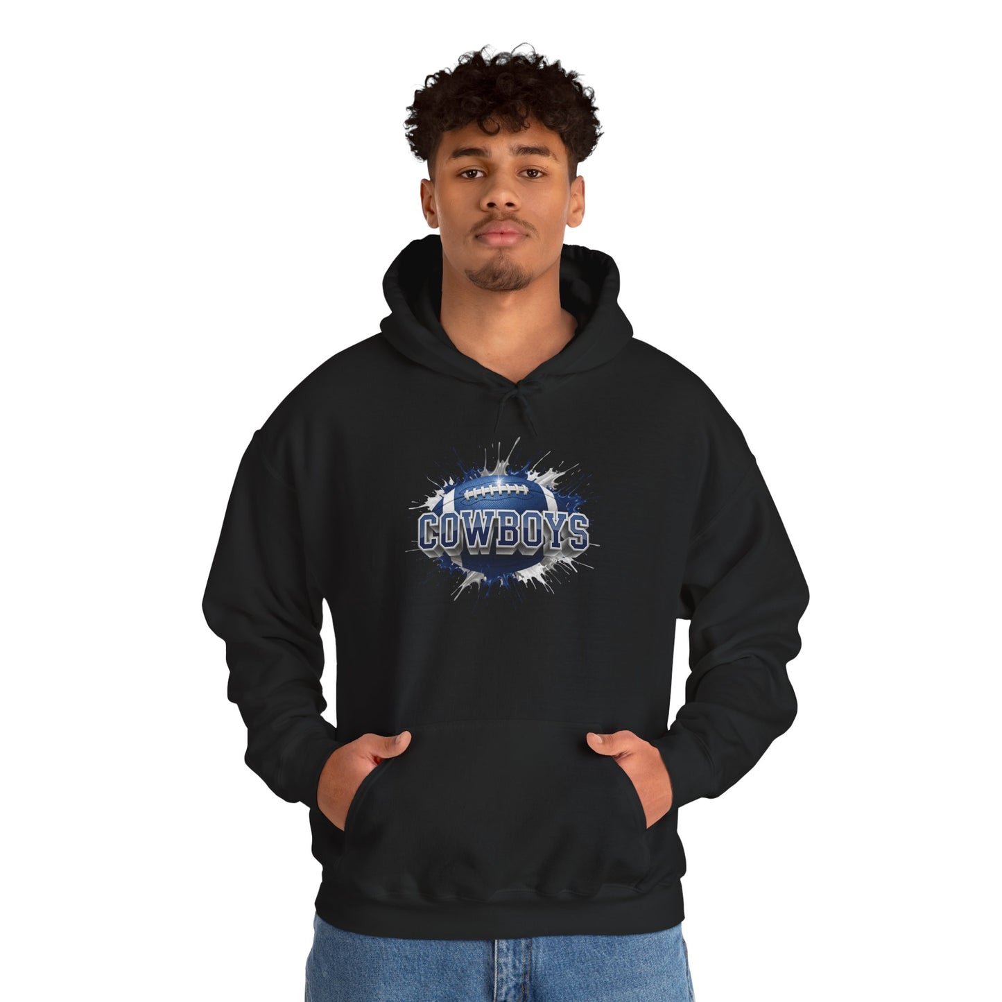 Dallas Football Hoodie, Dallas Team Hoodie, Football Gift for Dallas Fans, Game Day Sports Fan Apparel, Football Fan Gift