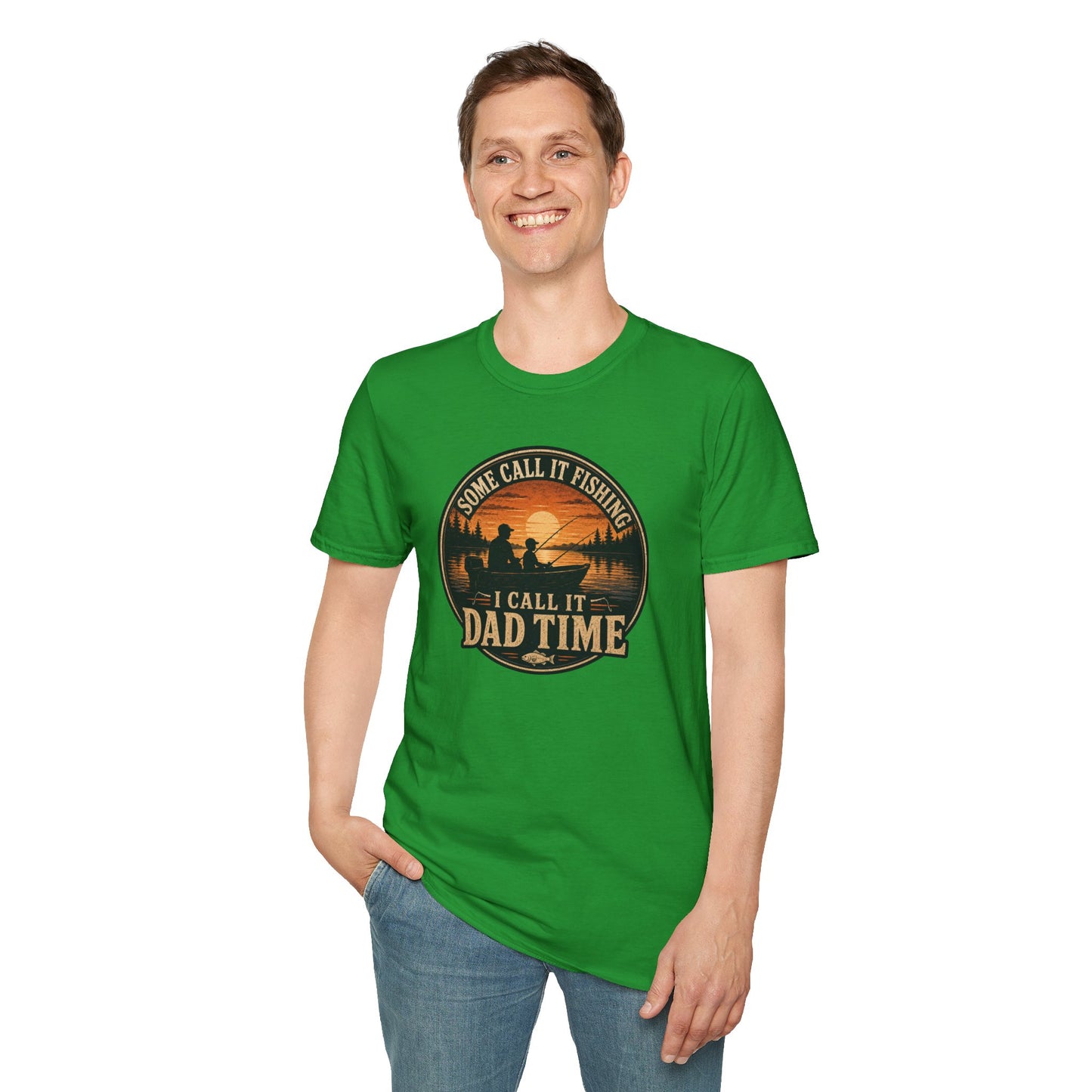 Fishing Dad Shirt, Some Call It Fishing I Call It Dad Time Tee, Fathers Day Fishing T-Shirt, Fisherman Gift for Dad