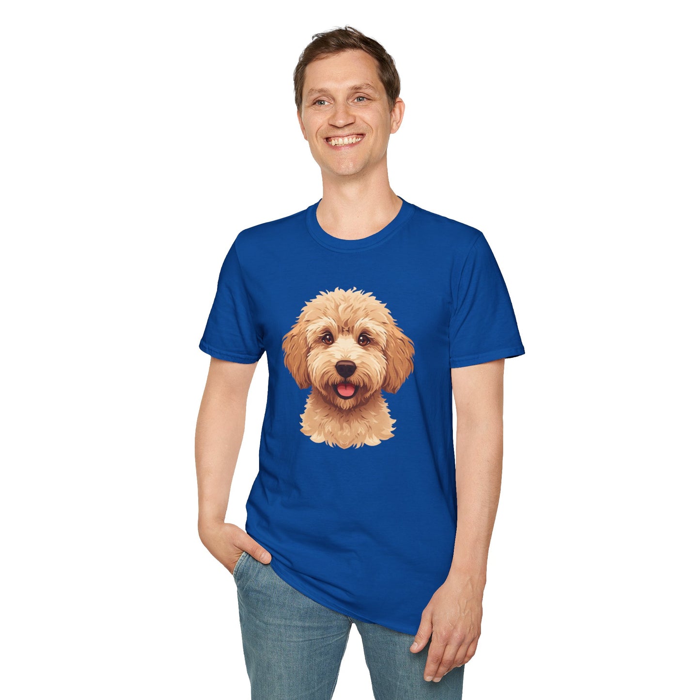 Labradoodle Dog Portrait Shirt – Labradoodle Dog Lover Gift, Cute Dog Mom Tee, Dog Dad Shirt, Pet Breed Apparel
