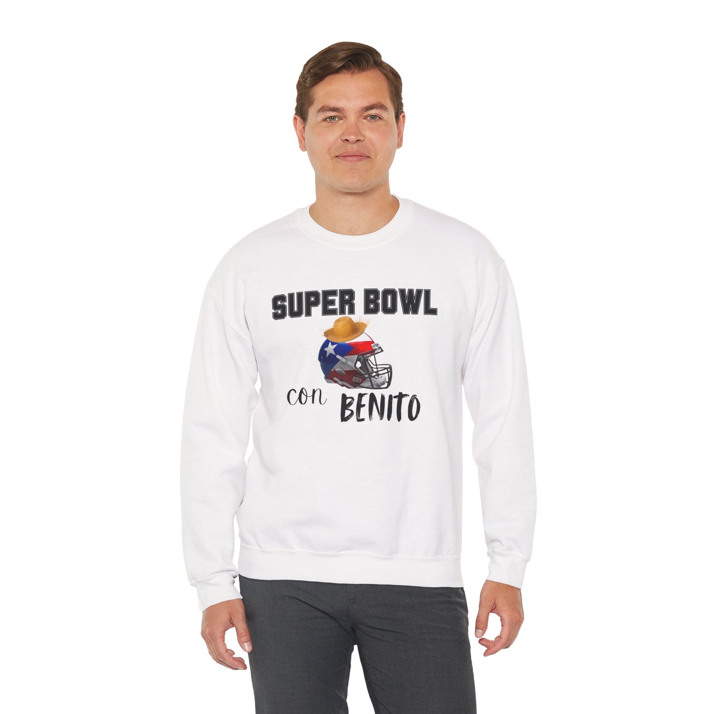 Benito Bowl Halftime 2026 Sweatshirt, Benito Bowl Shirt, Football Fan Gift, Puerto Rico Heritage Sweatshirt, Boriqua Pride Gift