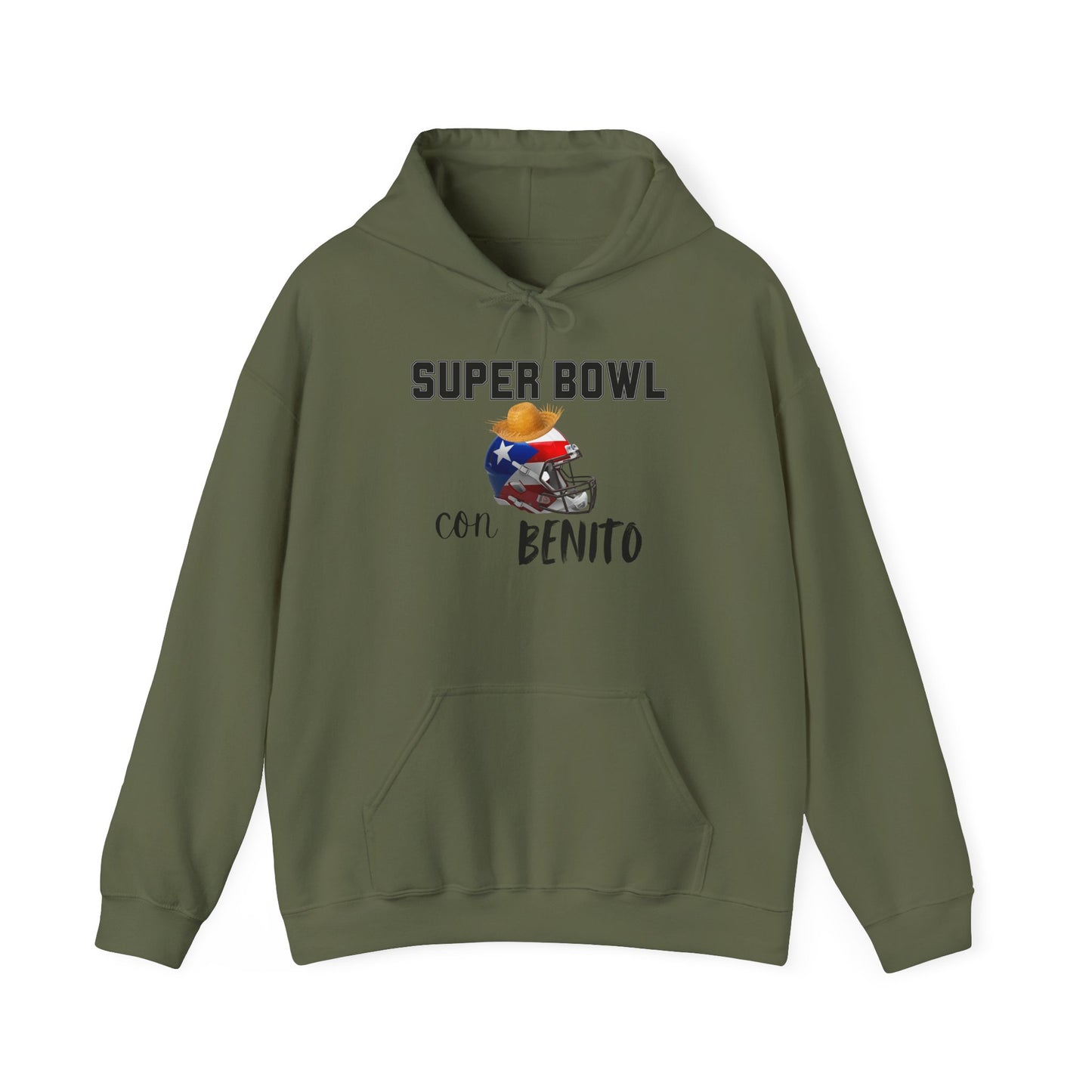 Benito Bowl Halftime Shirt 2026 Hoodie, Benito Bowl Hooded Sweatshirt, Football Fan Gift, Puerto Rico Heritage Hoodie, Boriqua Pride Gift
