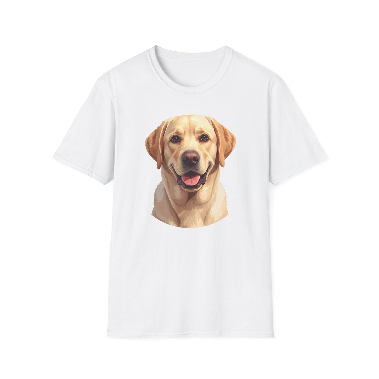 Labrador Retriever Dog Portrait Shirt – Lab Dog Lover Gift, Cute Dog Mom Tee, Dog Dad Shirt, Pet Breed Apparel