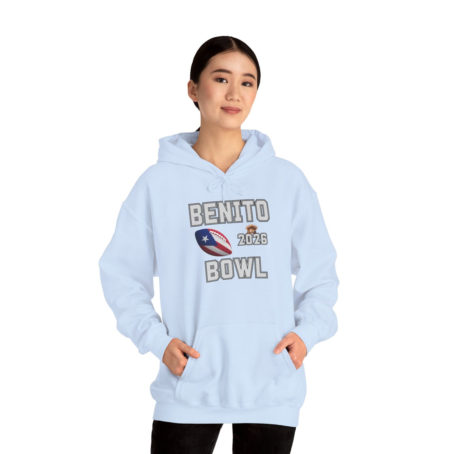 Benito Bowl Halftime Shirt 2026 Hoodie, Benito Bowl Hooded Sweatshirt, Football Fan Gift, Puerto Rico Heritage Hoodie, Boriqua Pride Gift