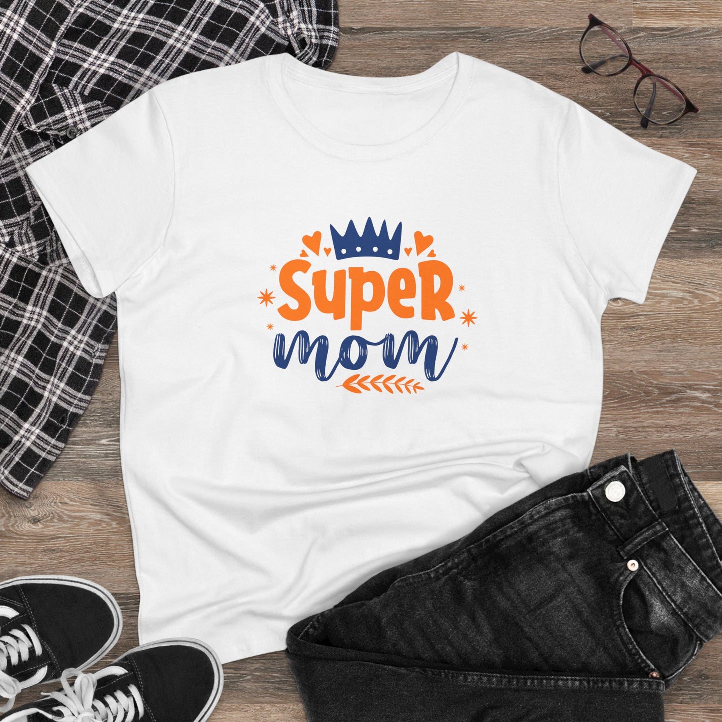 Supermom T-Shirt, Gift for Mom, Cute Summer Top, Mother's Day Gift, Family Gatherings, Casual Wear, Mom's Birthday, Supermom