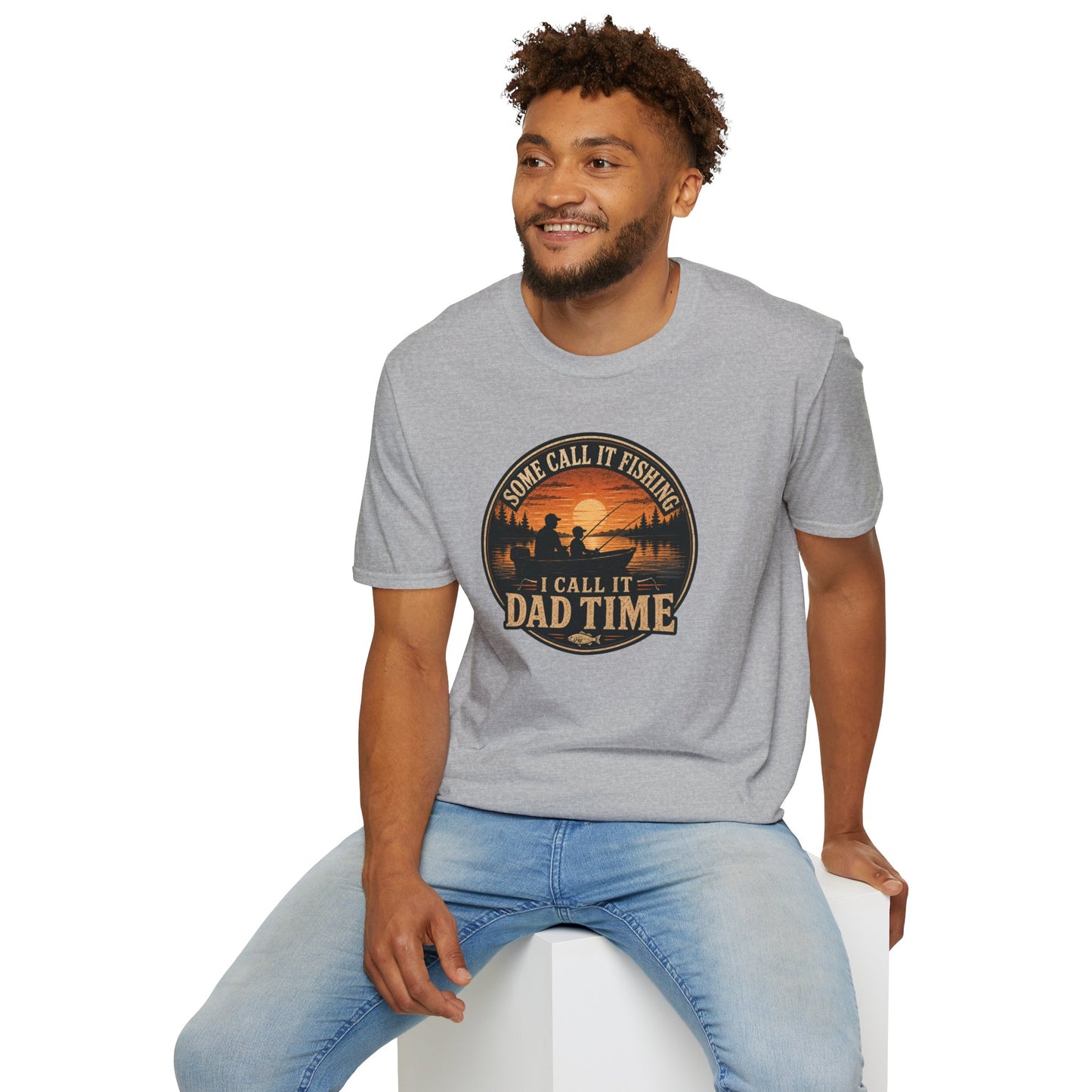 Fishing Dad Shirt, Some Call It Fishing I Call It Dad Time Tee, Fathers Day Fishing T-Shirt, Fisherman Gift for Dad