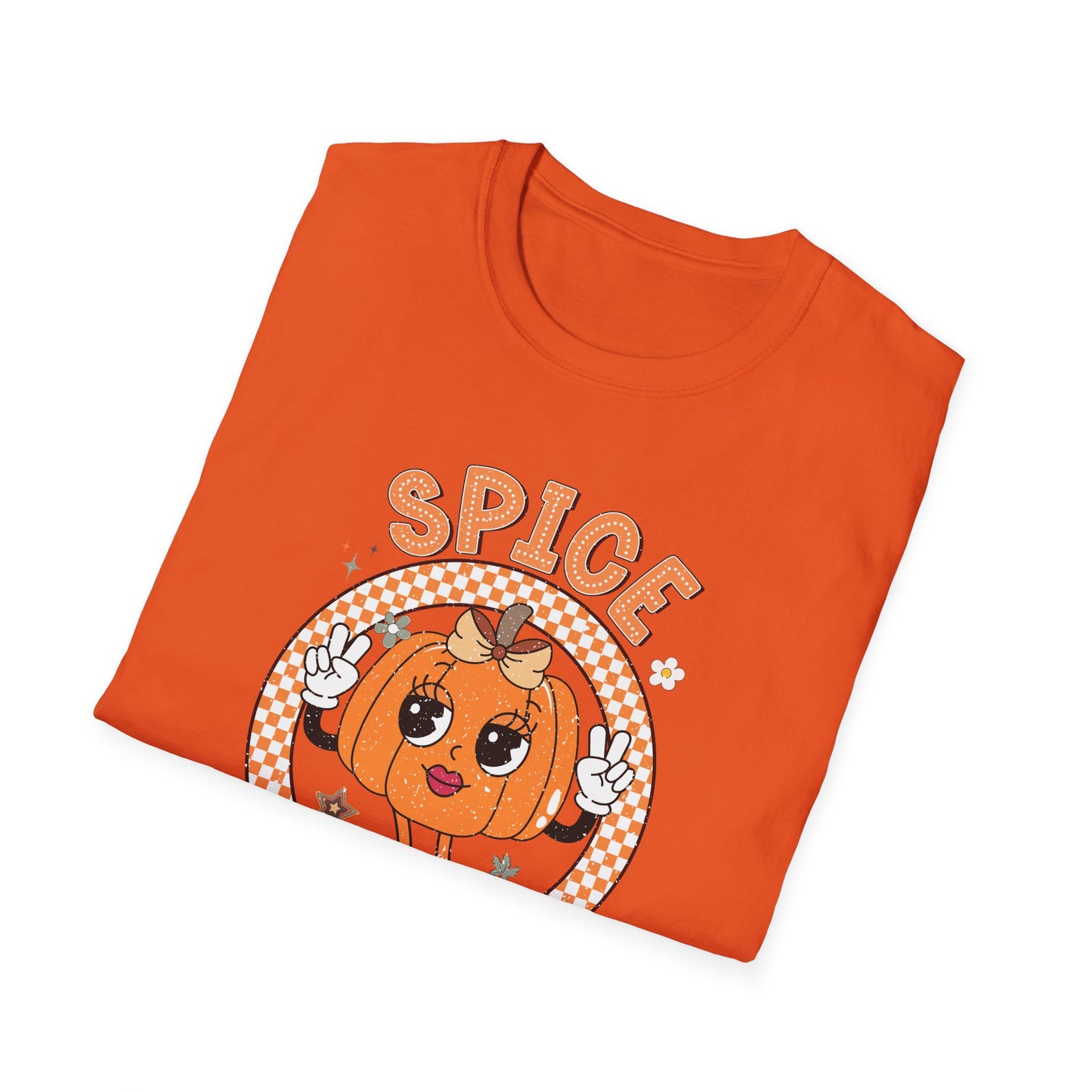 Spice Girl Pumpkin Fall T-Shirt - Cute Women's Autumn Tee, Thanksgiving Shirt, Lady Pumpkin Spice Girl Tee, Cozy Fall Tee for Her
