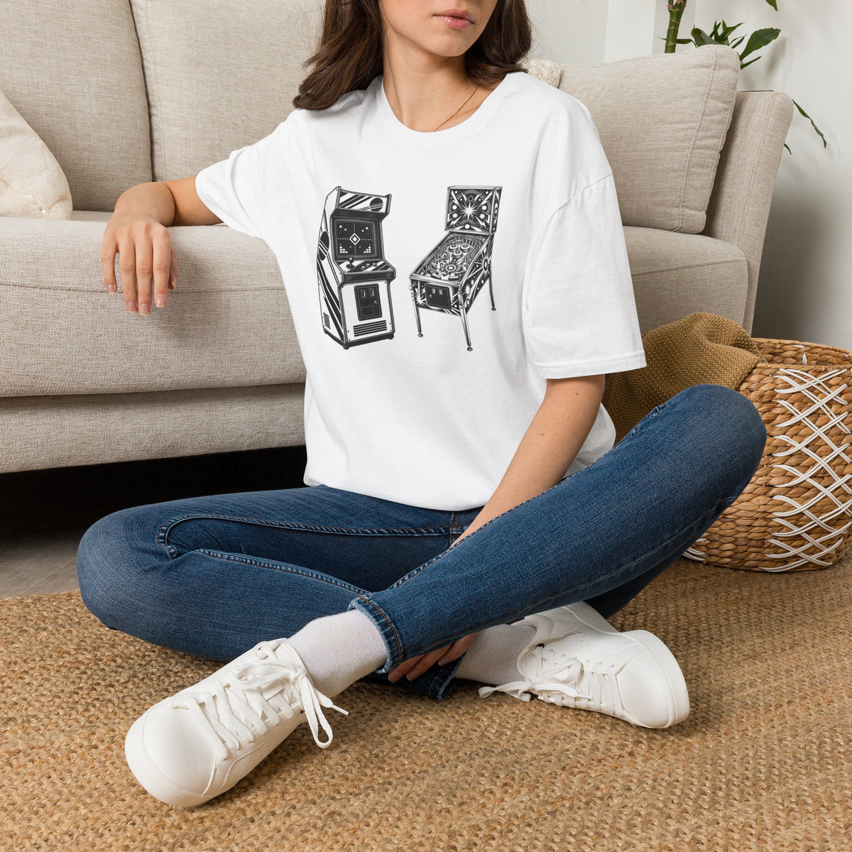 Arcade Game Shirt, Retro Pinball T-Shirt, Vintage Gaming Tee, Game Room Gift, Old School Gamer Shirt