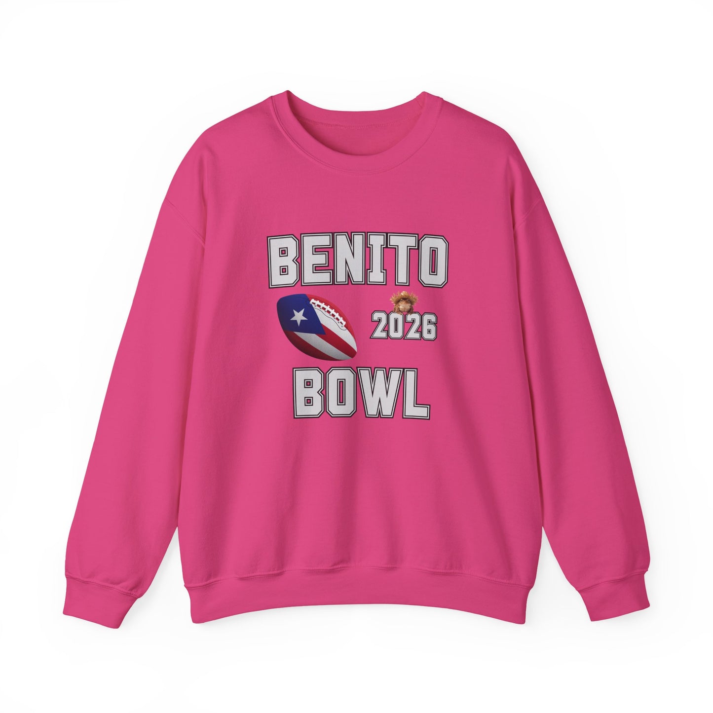 Benito Bowl Halftime 2026 Sweatshirt, Benito Bowl Shirt, Football Fan Gift, Puerto Rico Heritage Sweatshirt, Boriqua Pride Gift