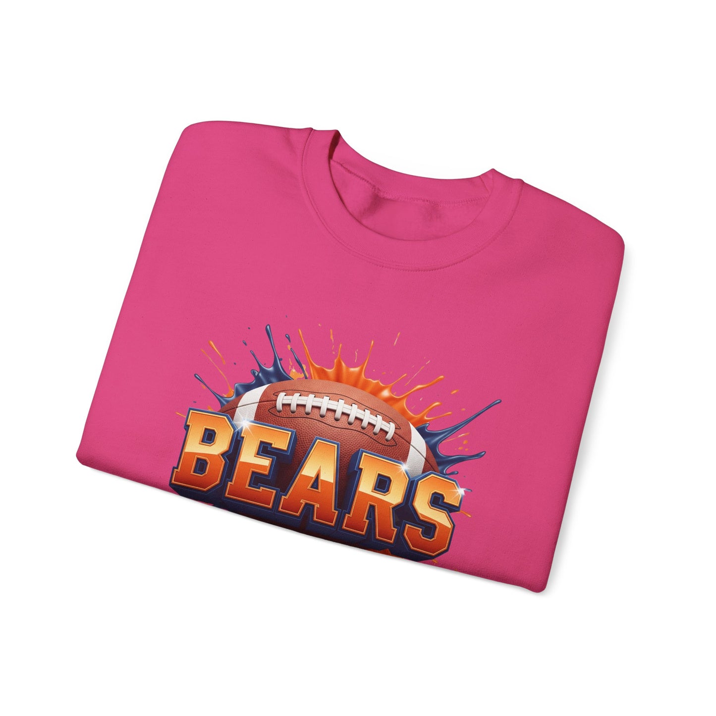 Chicago Football Sweatshirt, Chicago Team Sweatshirt, Football Gift for Chicago Fans, Game Day Sports Fan Football Apparel