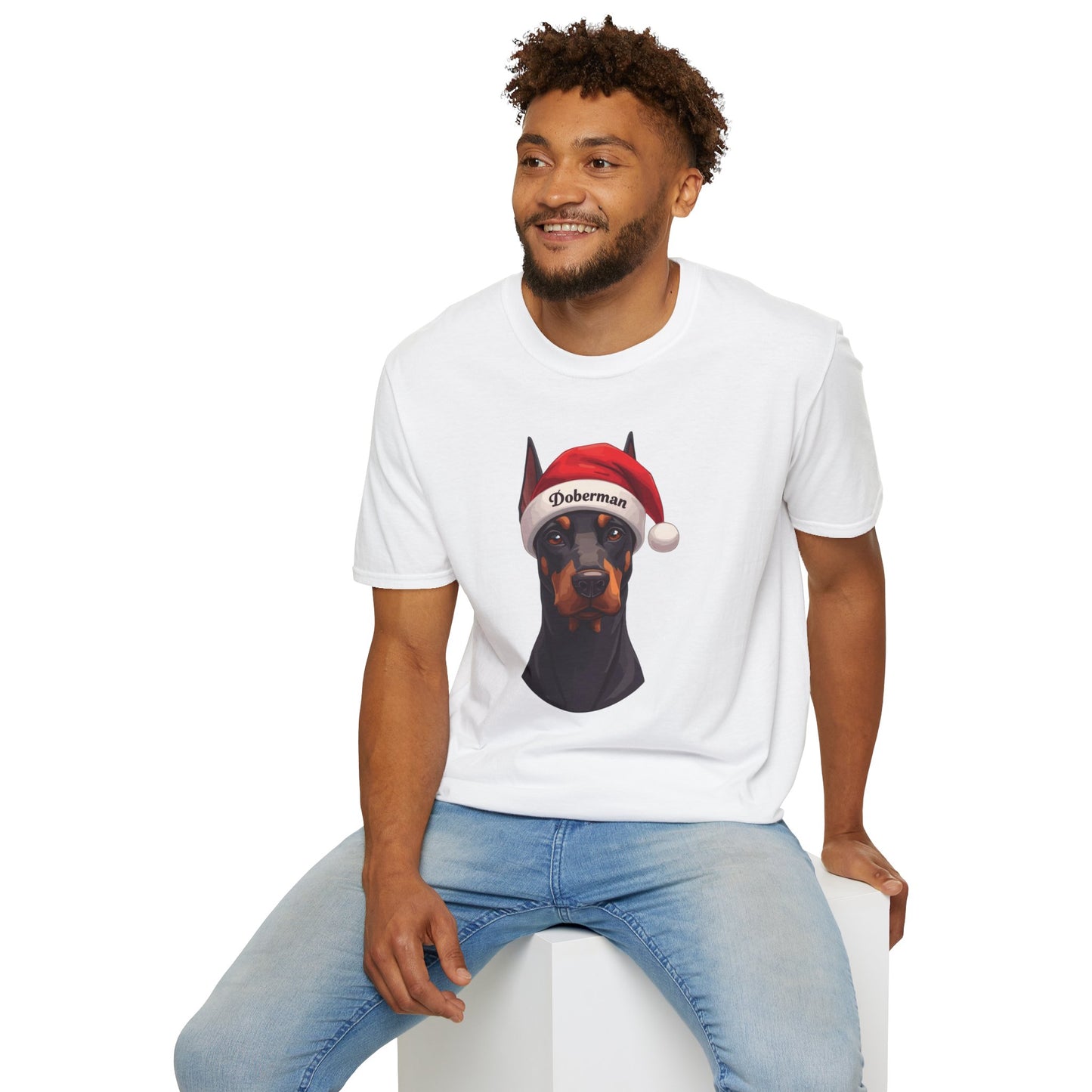 Doberman Dog Portrait Shirt – Doberman Dog Lover Gift, Cute Dog Mom Tee, Dog Dad Shirt, Pet Breed Apparel