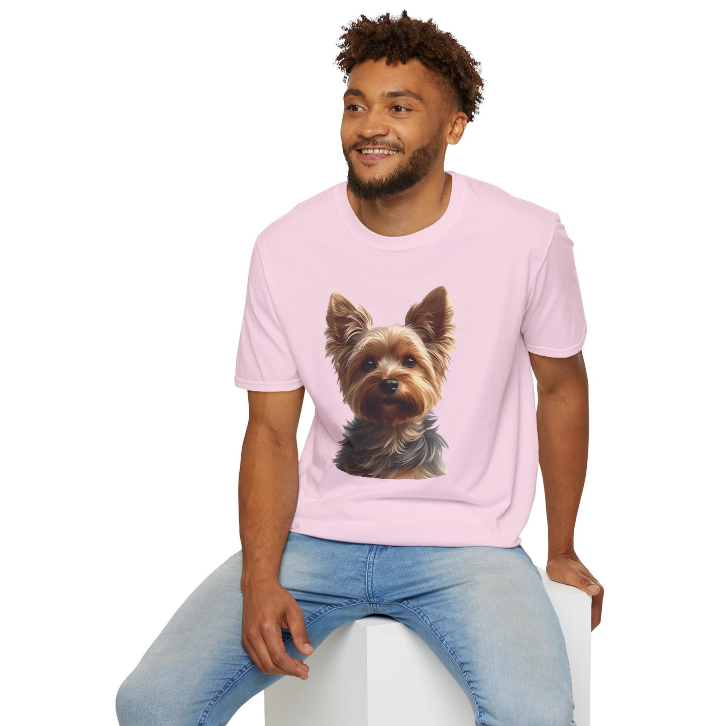Yorkshire Terrier Dog Portrait Shirt – Yorkie Dog Lover Gift, Cute Dog Mom Tee, Dog Dad Shirt, Pet Breed Apparel