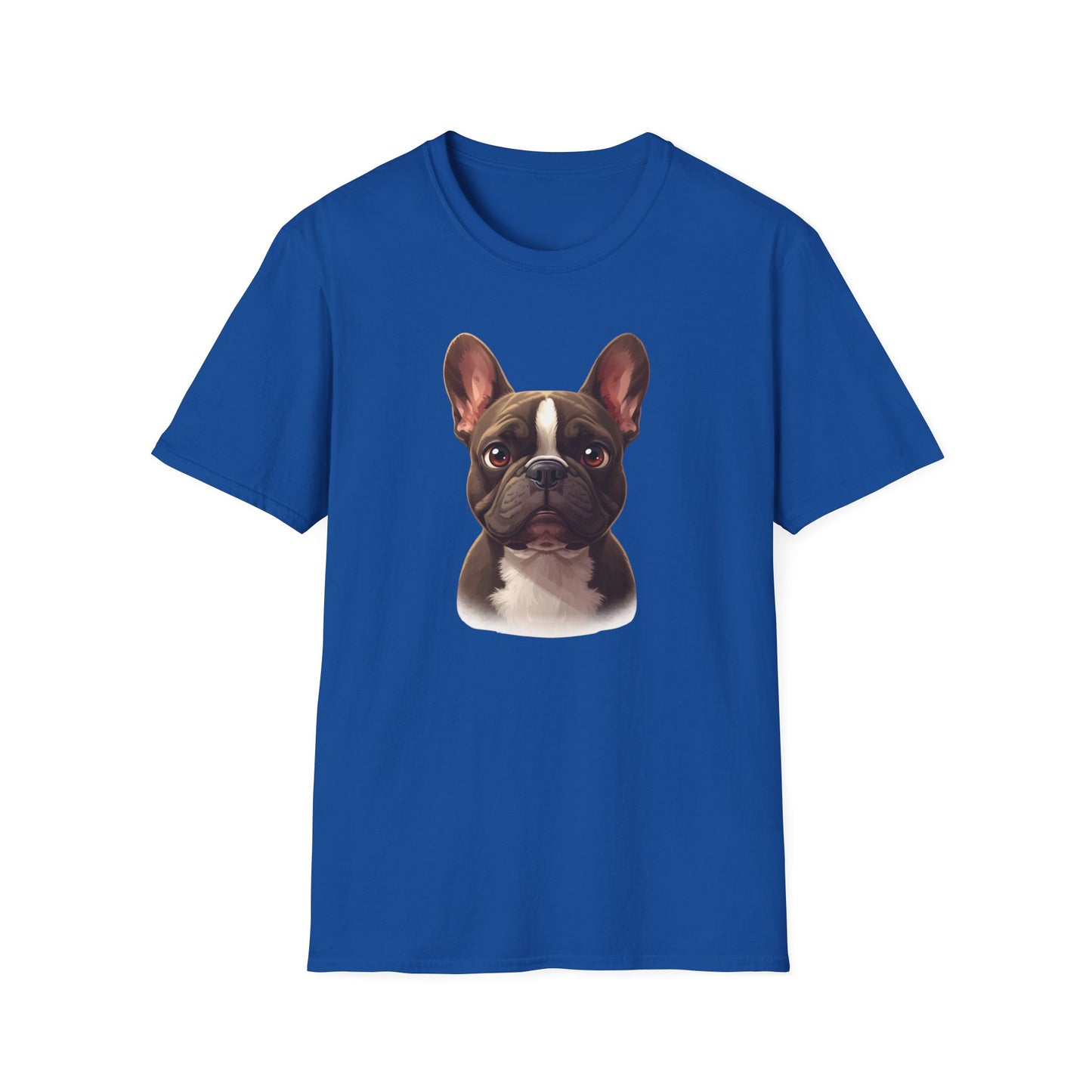 French Bulldog Dog Portrait Shirt – Frenchie Dog Lover Gift, Cute Dog Mom Tee, Dog Dad Shirt, Pet Breed Apparel