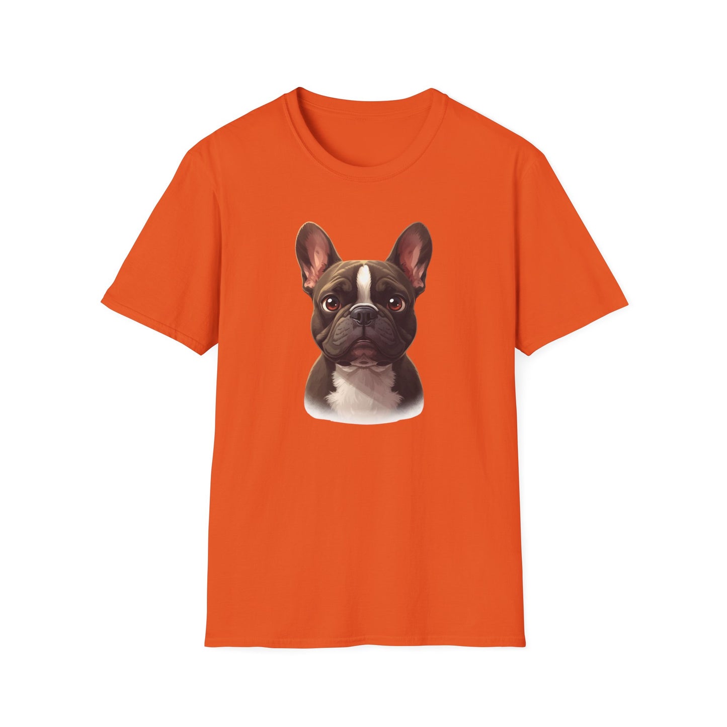 French Bulldog Dog Portrait Shirt – Frenchie Dog Lover Gift, Cute Dog Mom Tee, Dog Dad Shirt, Pet Breed Apparel