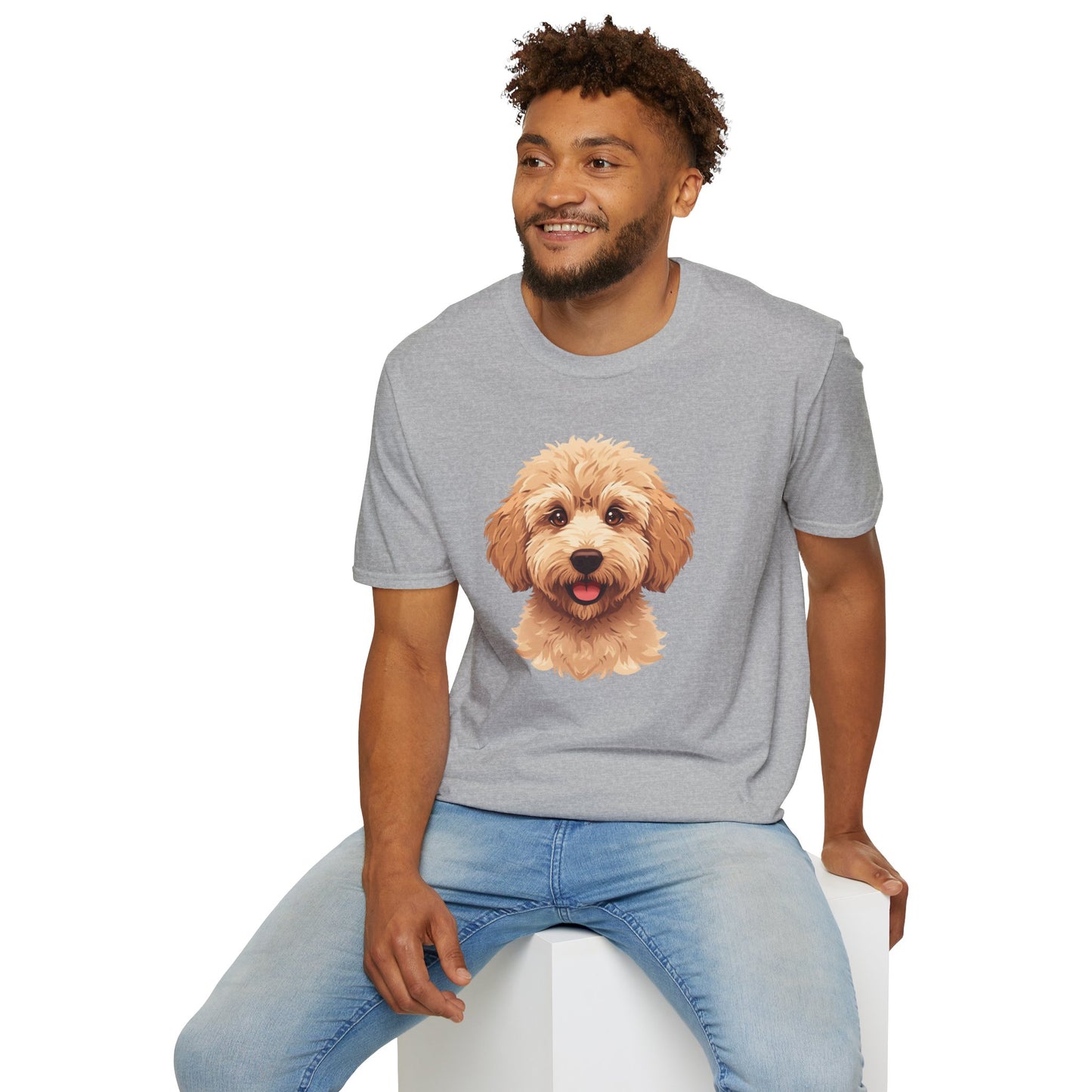 Labradoodle Dog Portrait Shirt – Labradoodle Dog Lover Gift, Cute Dog Mom Tee, Dog Dad Shirt, Pet Breed Apparel