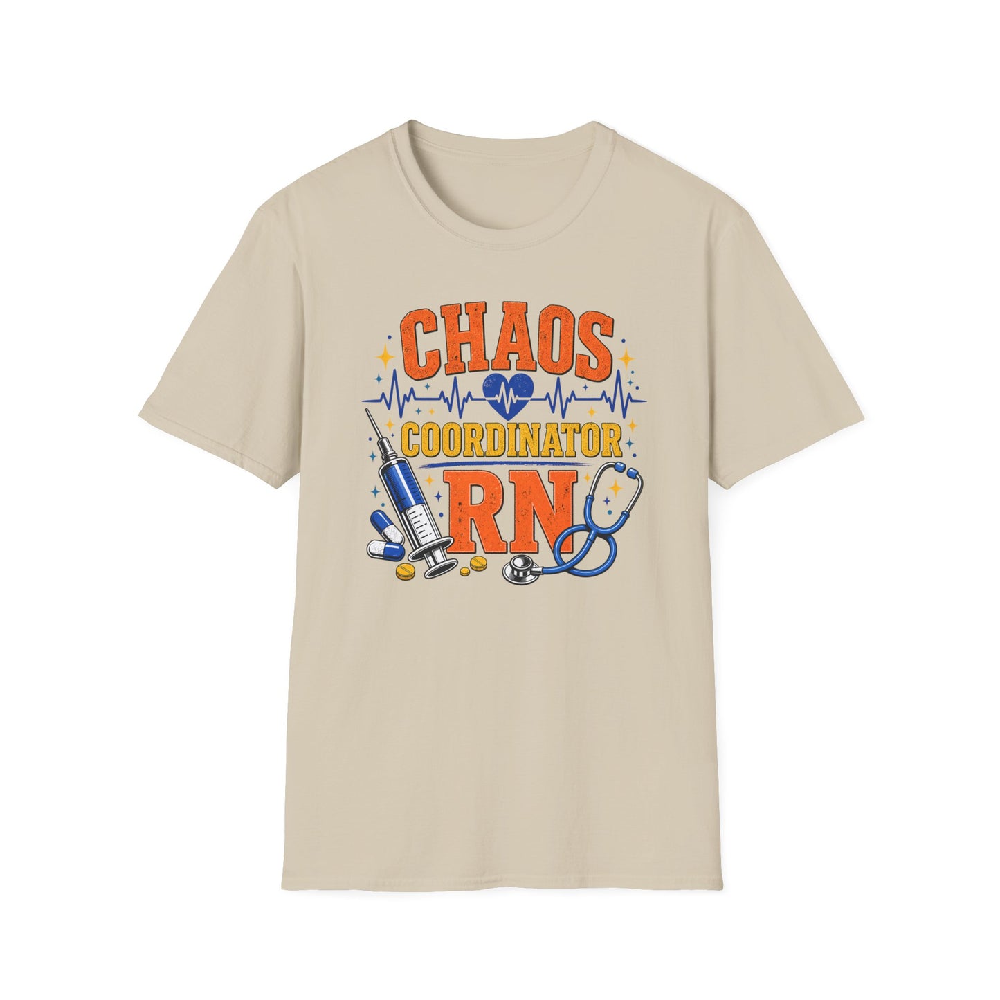 Chaos Coordinator RN Shirt – Funny Nurse Shirt – Nurse Life Tee – Medical Humor Gift for Nurses, RN LPN CNA Nursing Shirt