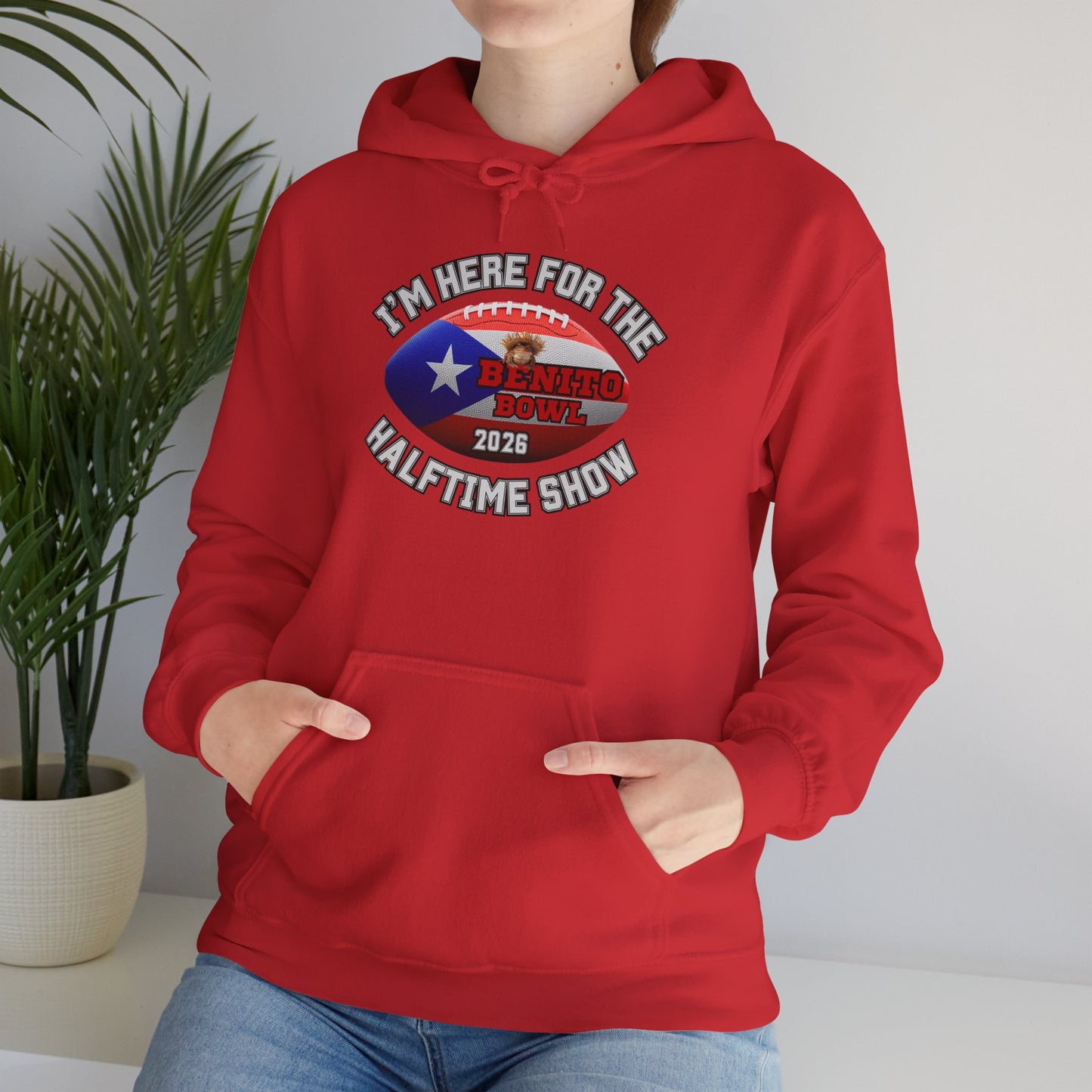 Benito Bowl Halftime Shirt 2026 Hoodie, Benito Bowl Hooded Sweatshirt, Football Fan Gift, Puerto Rico Heritage Hoodie, Boriqua Pride Gift
