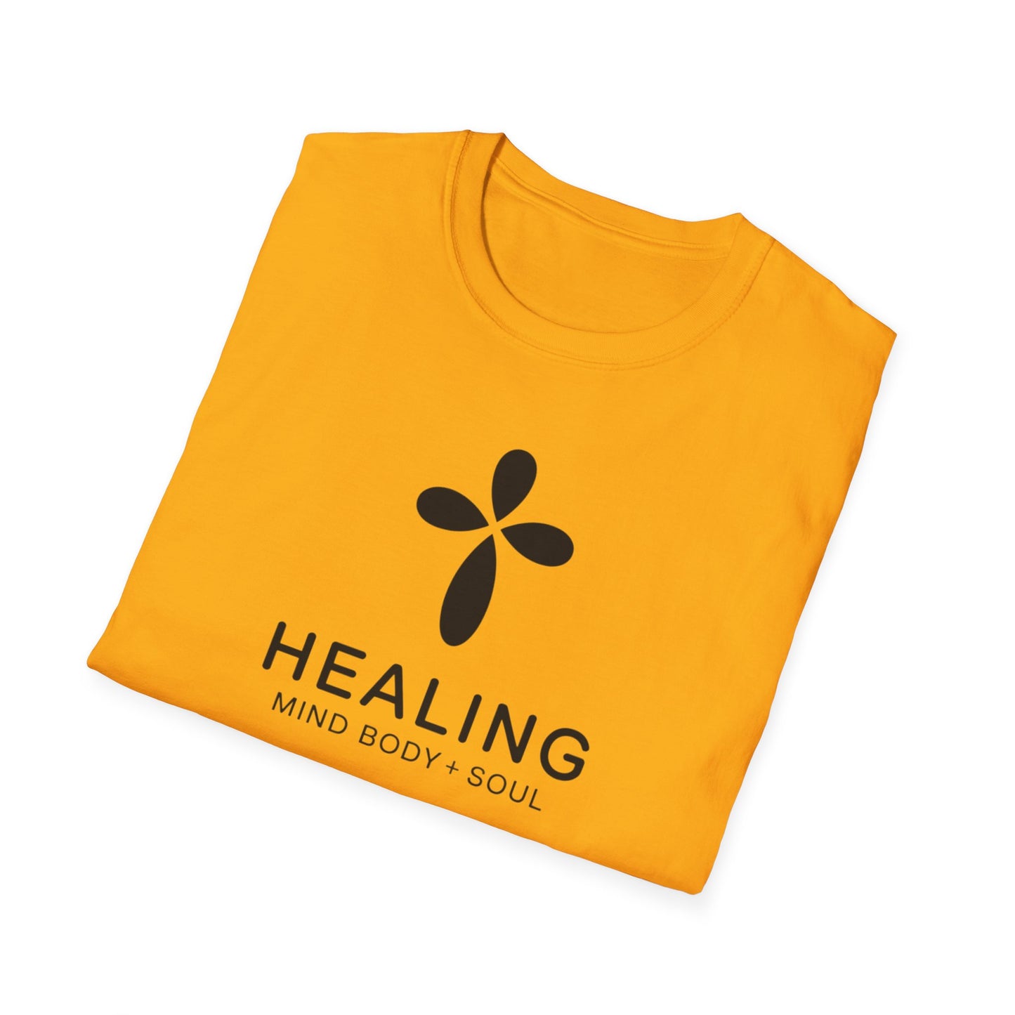 Healing Mind Body Soul T-Shirt – Minimalist Spiritual Wellness Tee, Inspirational Healing Shirt