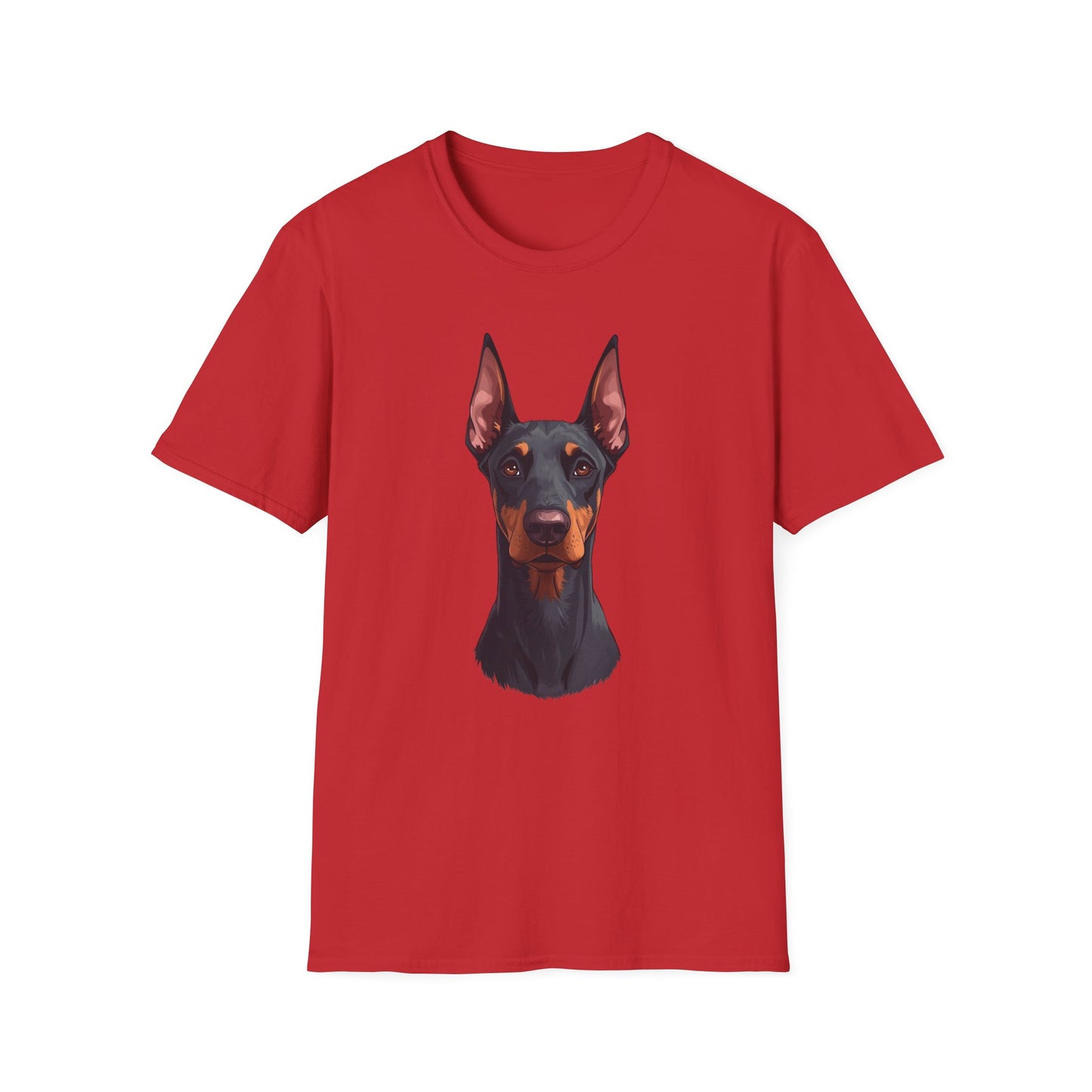 Doberman Dog Portrait Shirt – Doberman Dog Lover Gift, Cute Dog Mom Tee, Dog Dad Shirt, Pet Breed Apparel
