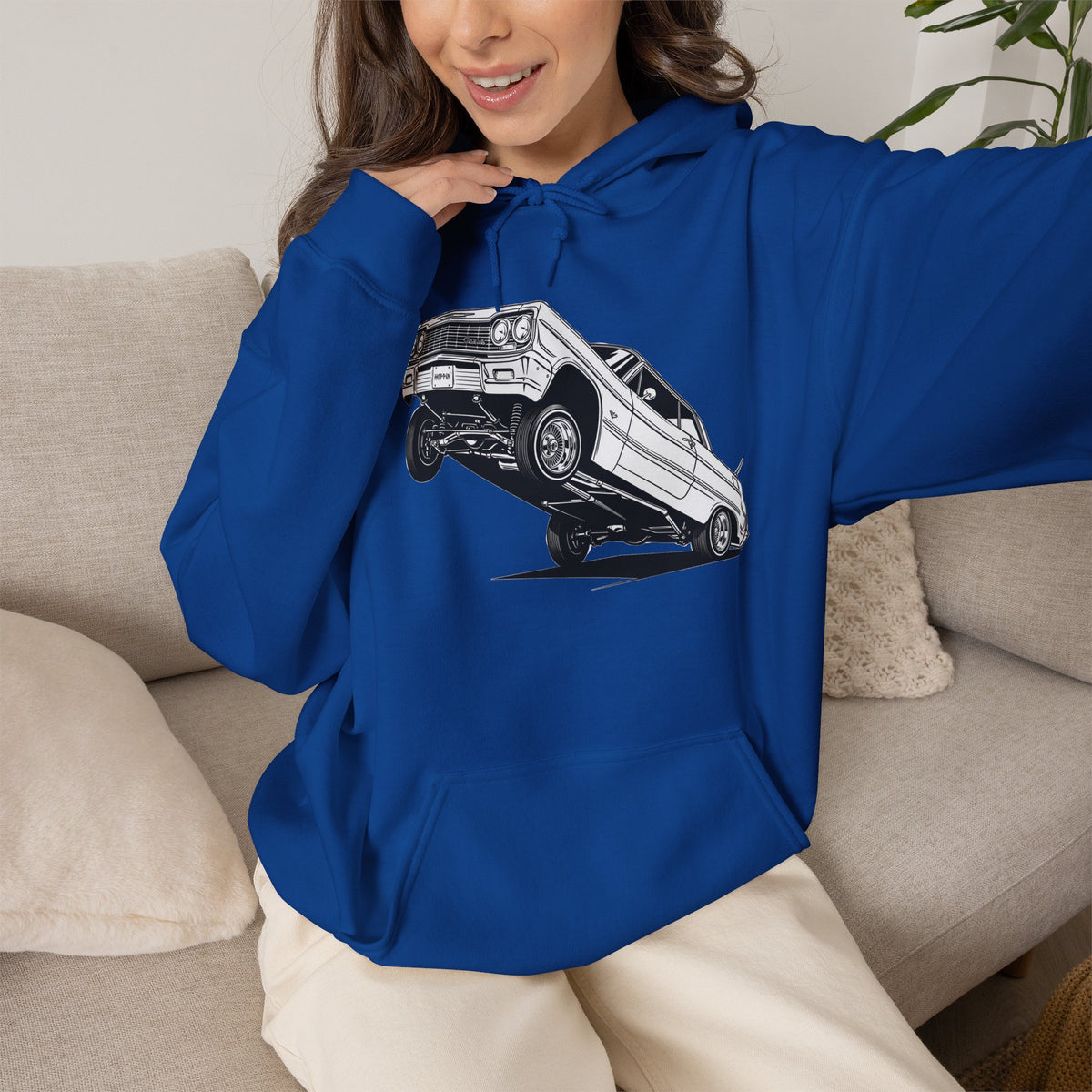 Classic Car Hoodie, Lowrider Car Hoodie, Vintage Auto Hoodie, Car Enthusiast Sweatshirt, Unisex Automotive Hoodie