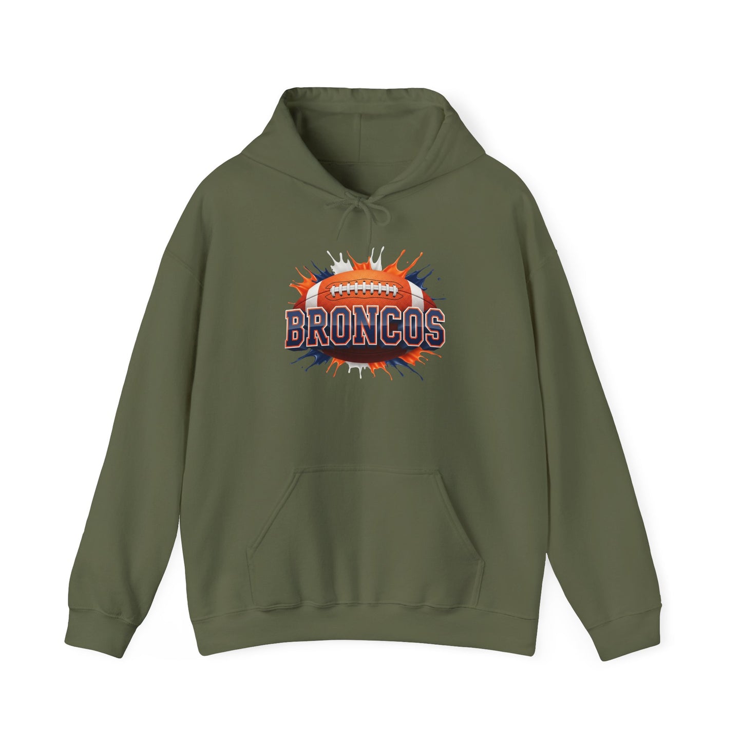 Denver Football Hoodie, Denver Team Hoodie, Football Gift for Denver Fans, Game Day Sports Fan Apparel, Football Fan Gift