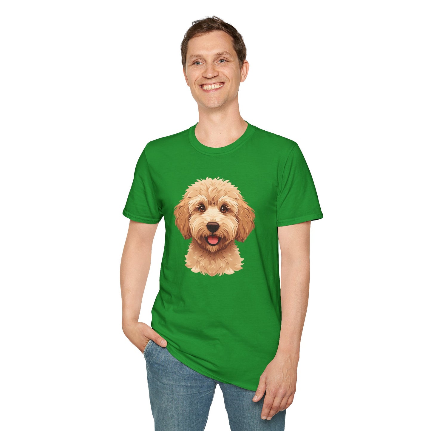 Labradoodle Dog Portrait Shirt – Labradoodle Dog Lover Gift, Cute Dog Mom Tee, Dog Dad Shirt, Pet Breed Apparel