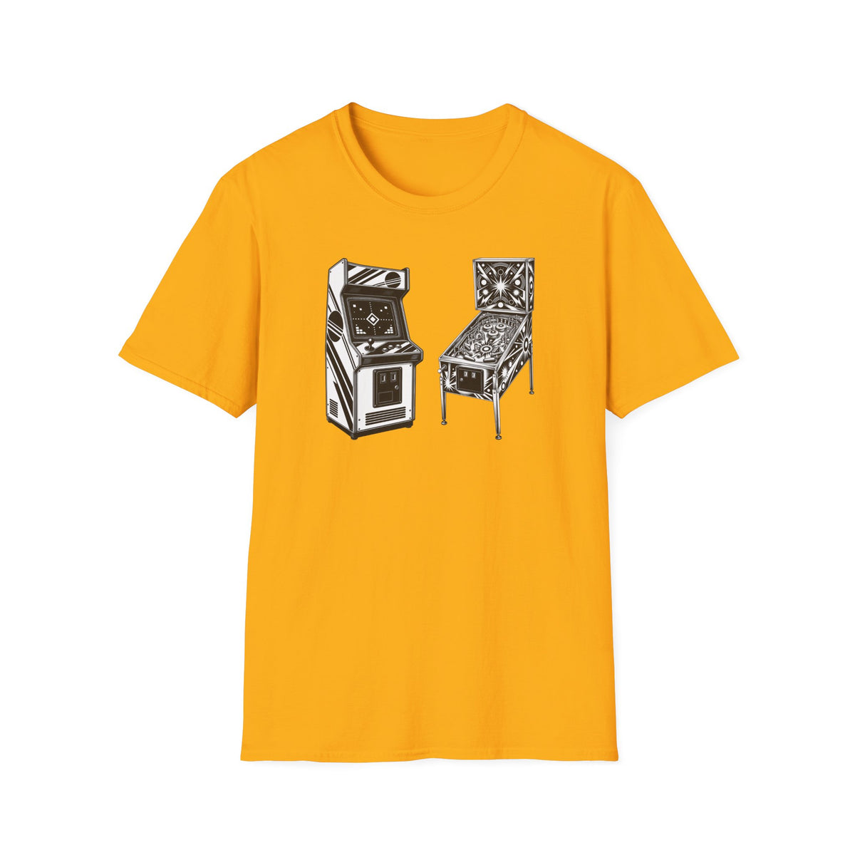 Arcade Game Shirt, Retro Pinball T-Shirt, Vintage Gaming Tee, Game Room Gift, Old School Gamer Shirt