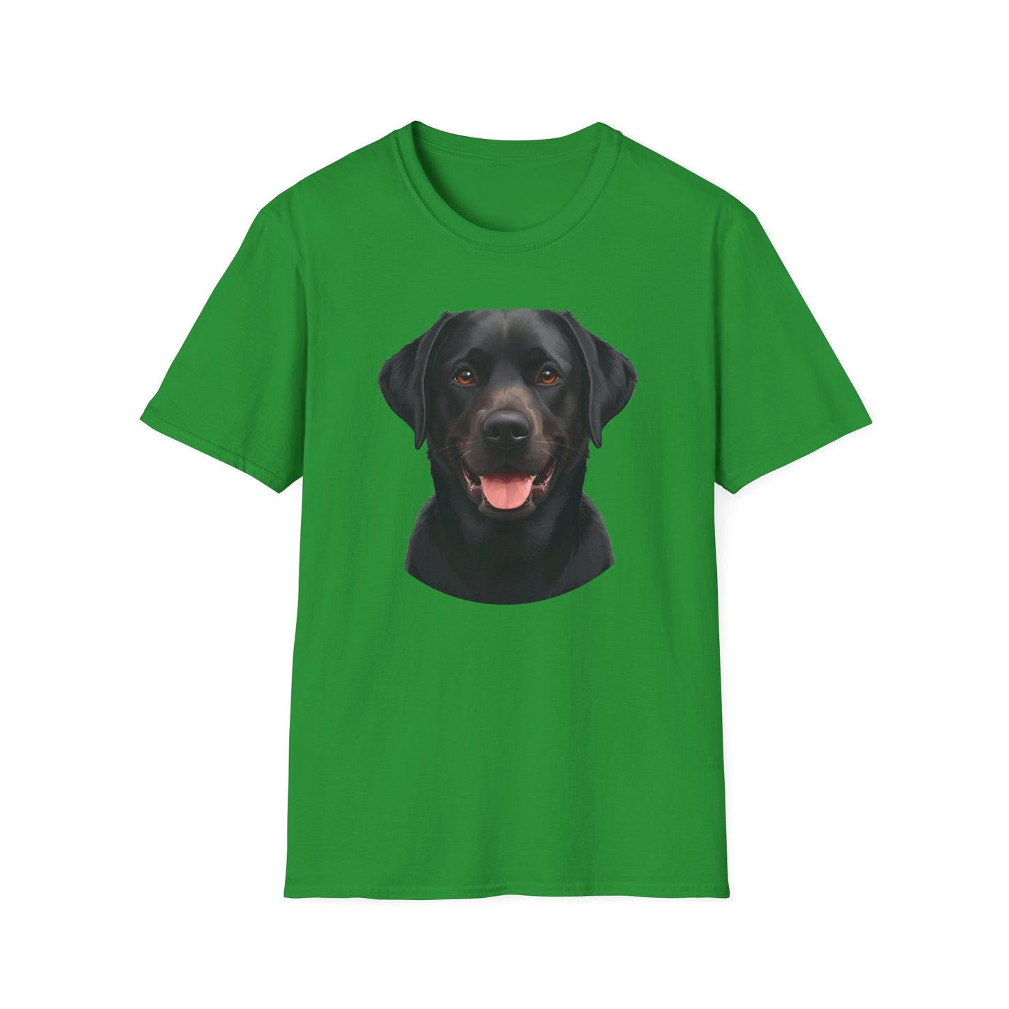 Labrador Retriever Dog Portrait Shirt – Black Lab Dog Lover Gift, Cute Dog Mom Tee, Dog Dad Shirt, Pet Breed Apparel