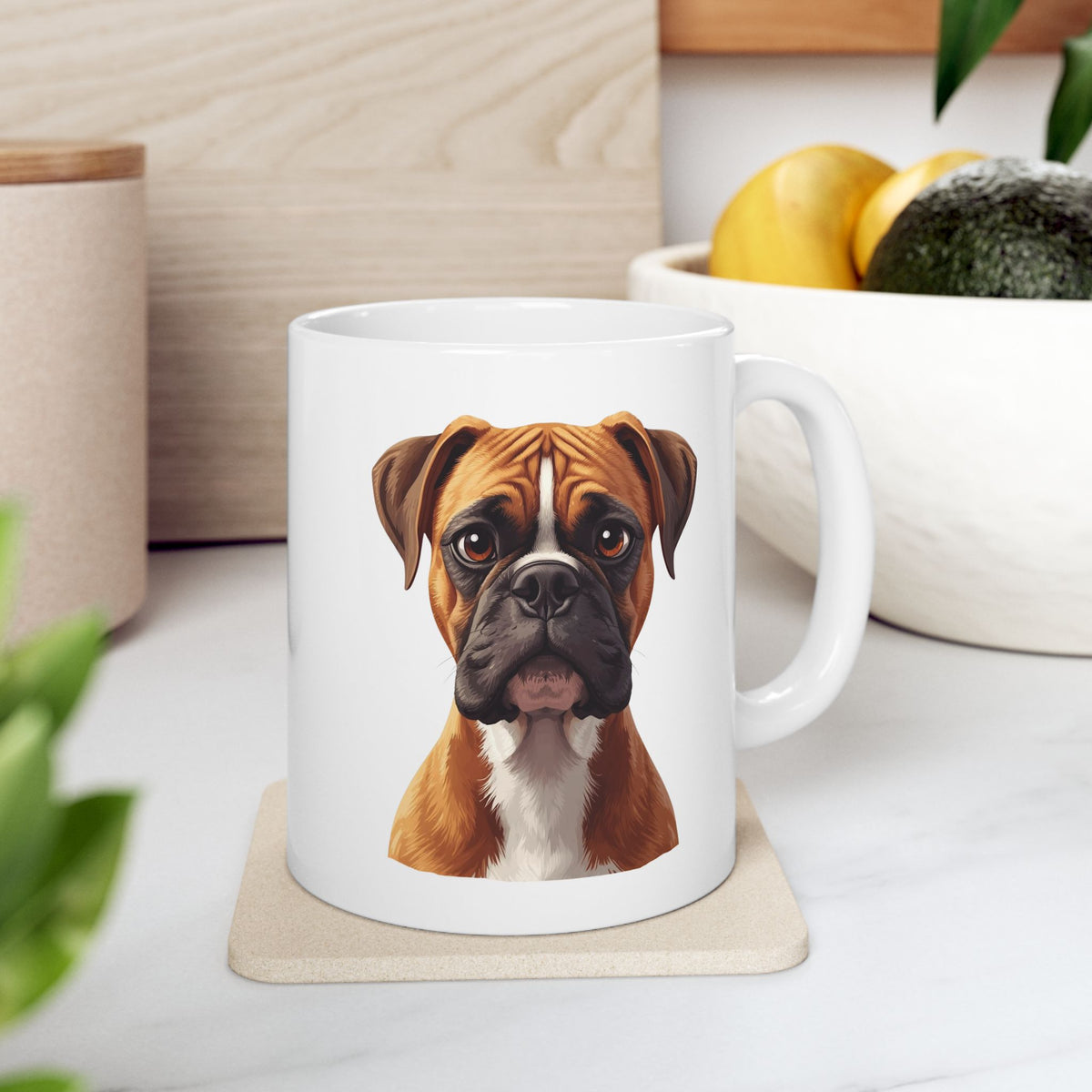 Boxer Dog Mug, Boxer Coffee Mug, Dog Lover Mug, Pet Parent Gift, Boxer Mom Dad Cup 11oz or 15oz, Dog Lover Gift