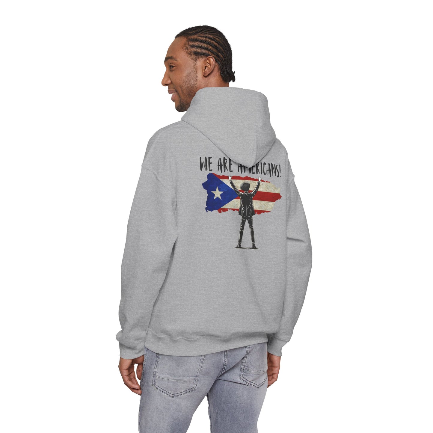Benito Hoodie We are Americans , Benito Bowl, Football Fan Gift, Puerto Rico Boricua Heritage Culture Pride Hoodie
