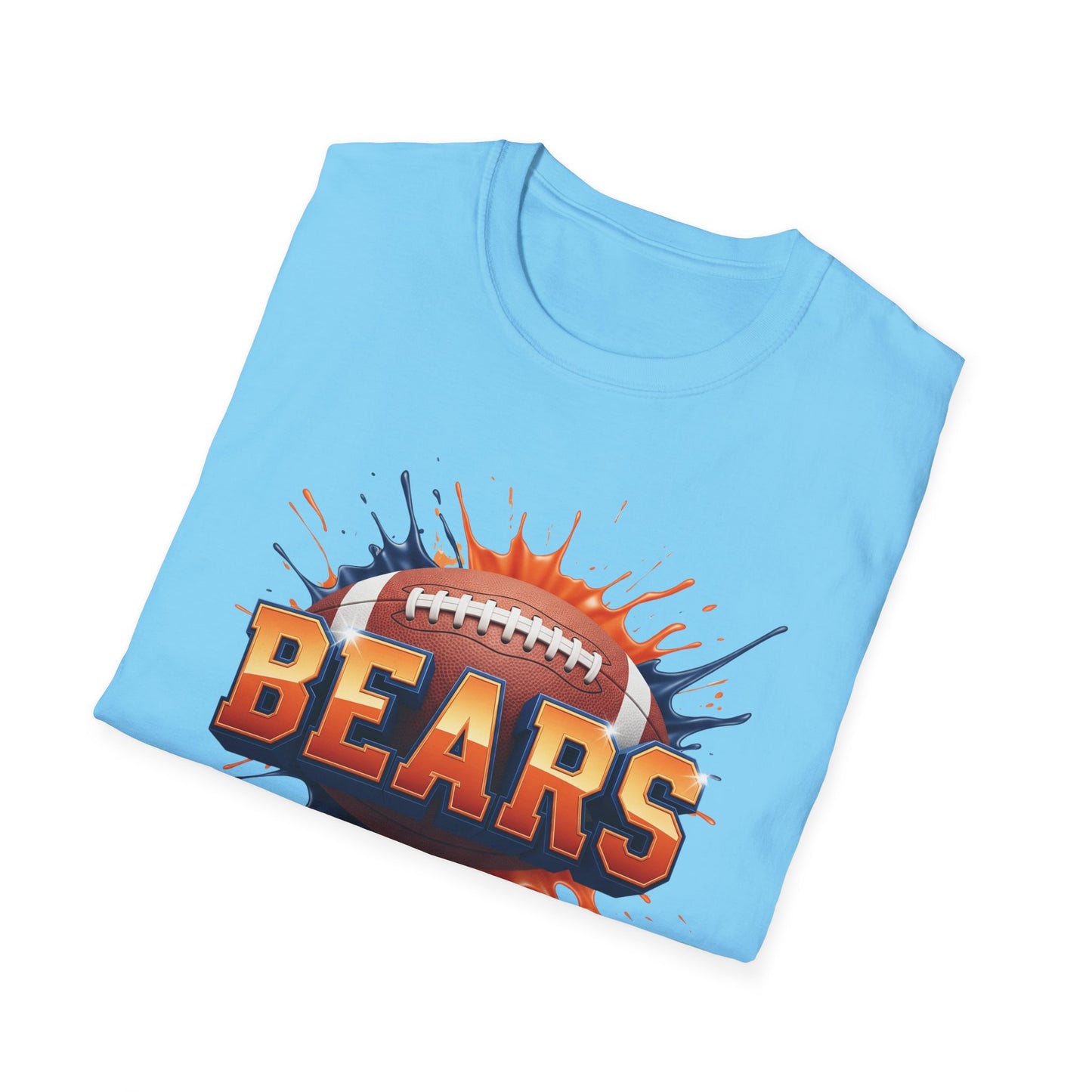 Chicago Football Unisex T-Shirt, Chicago Team Tee, Football Gift for Chicago Fans, Game Day Shirt, Sports Fan Apparel, Football Tee