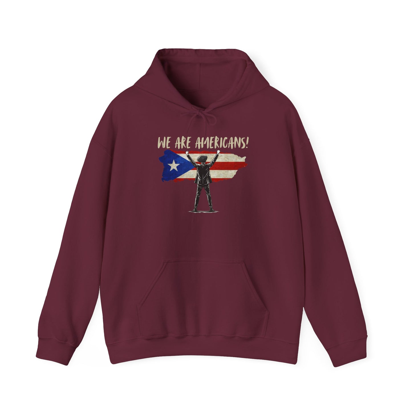 Benito We are Americans Hoodie, Benito Bowl, Football Fan Gift, Puerto Rico Boricua Heritage Culture Pride Hoodie