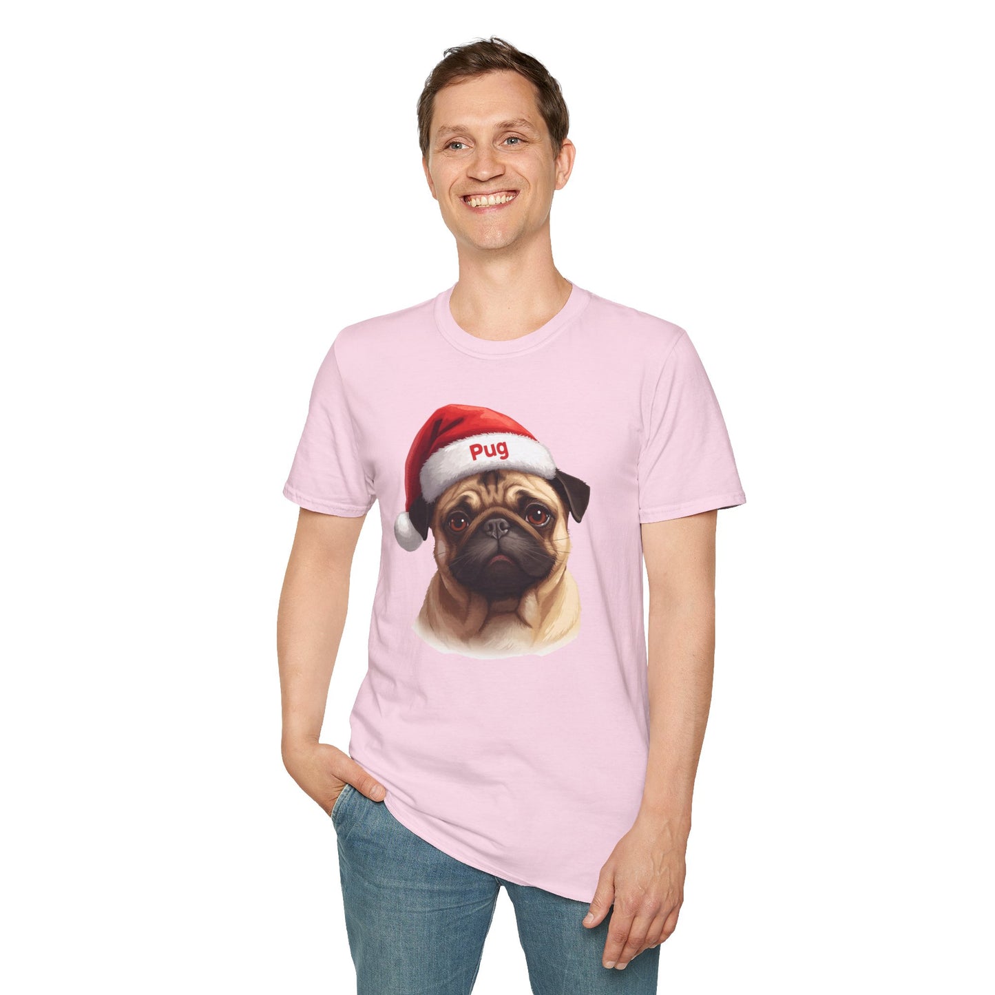 Pug Dog Portrait Shirt – Pug Dog Lover Gift, Cute Dog Mom Tee, Dog Dad Shirt, Pet Breed Apparel