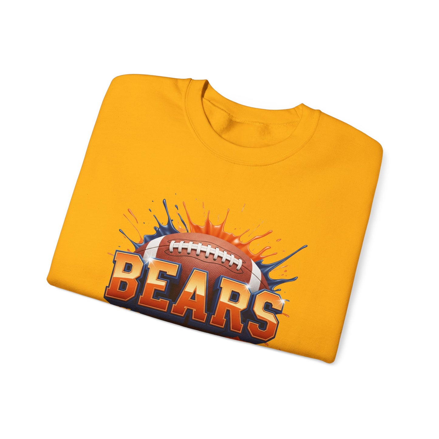 Chicago Football Sweatshirt, Chicago Team Sweatshirt, Football Gift for Chicago Fans, Game Day Sports Fan Football Apparel