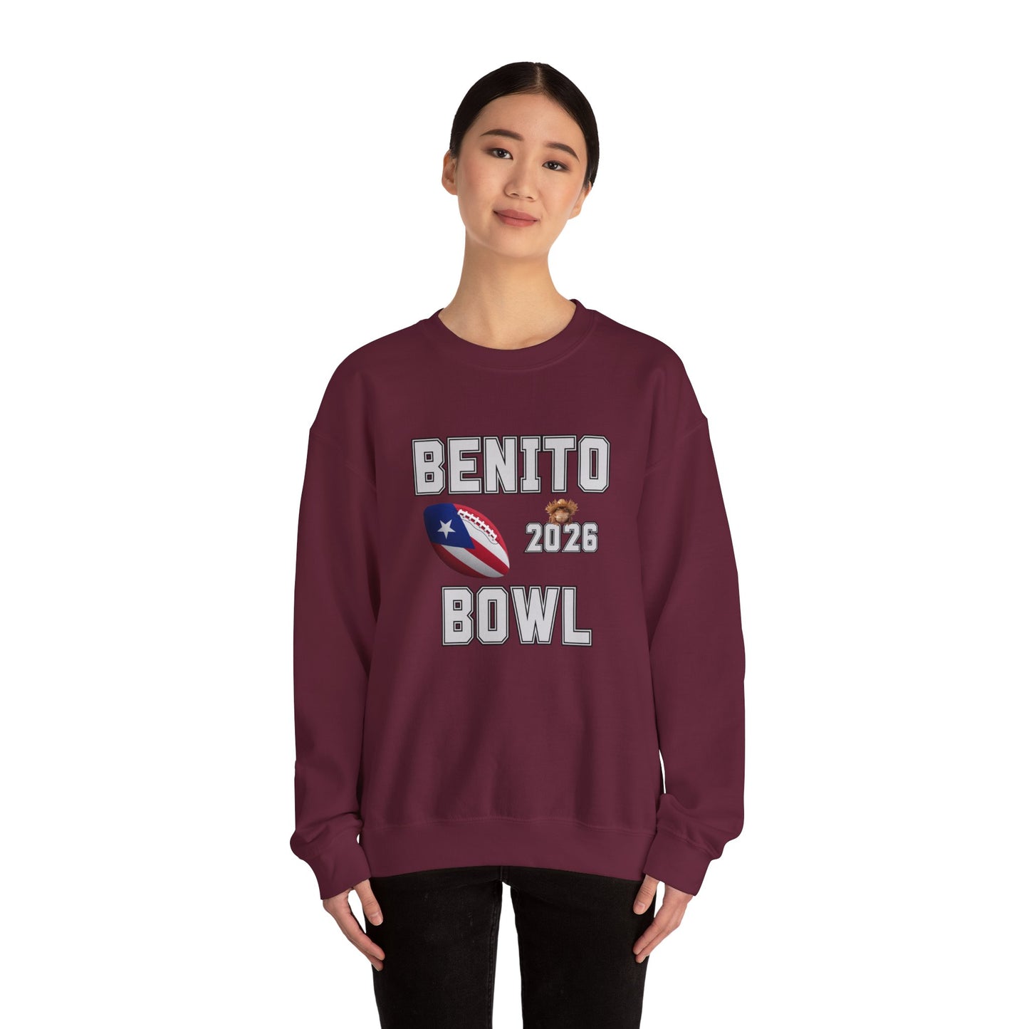 Benito Bowl Halftime 2026 Sweatshirt, Benito Bowl Shirt, Football Fan Gift, Puerto Rico Heritage Sweatshirt, Boriqua Pride Gift