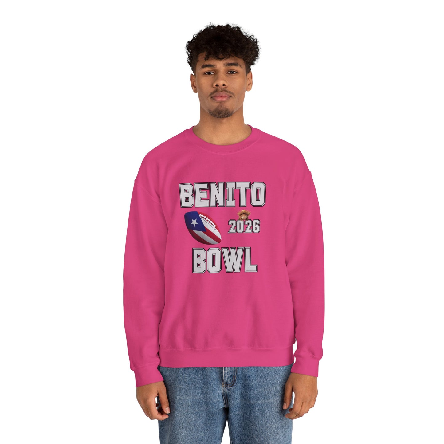 Benito Bowl Halftime 2026 Sweatshirt, Benito Bowl Shirt, Football Fan Gift, Puerto Rico Heritage Sweatshirt, Boriqua Pride Gift
