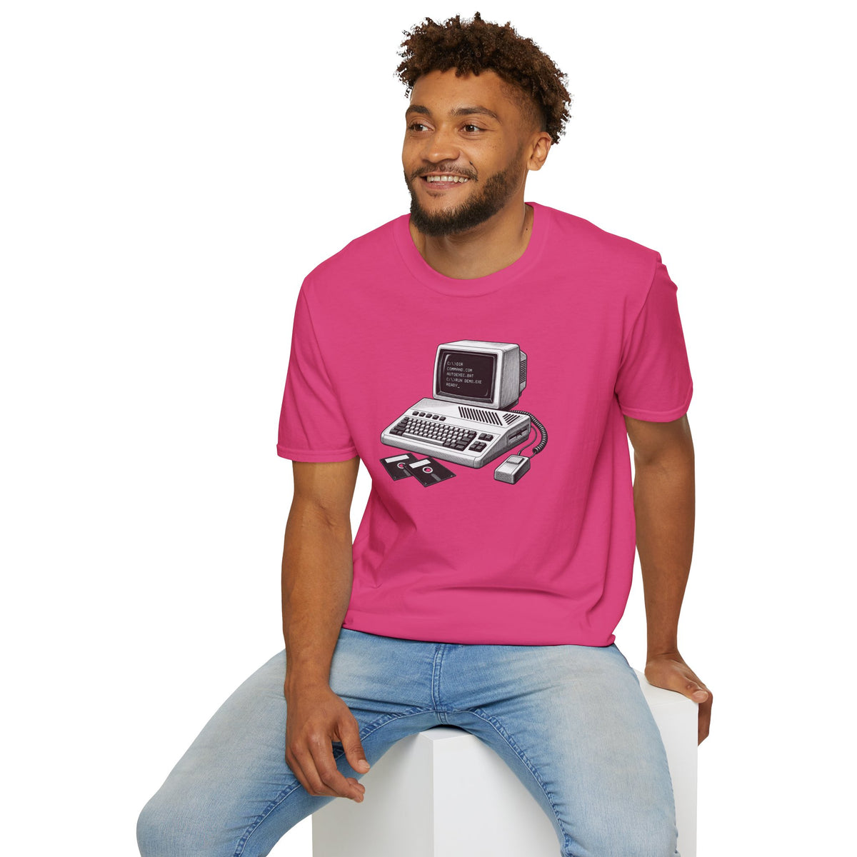 Vintage Computer T-Shirt, Retro Tech Shirt, Floppy Disk Tee, Programmer Gift, Computer Nerd Shirt