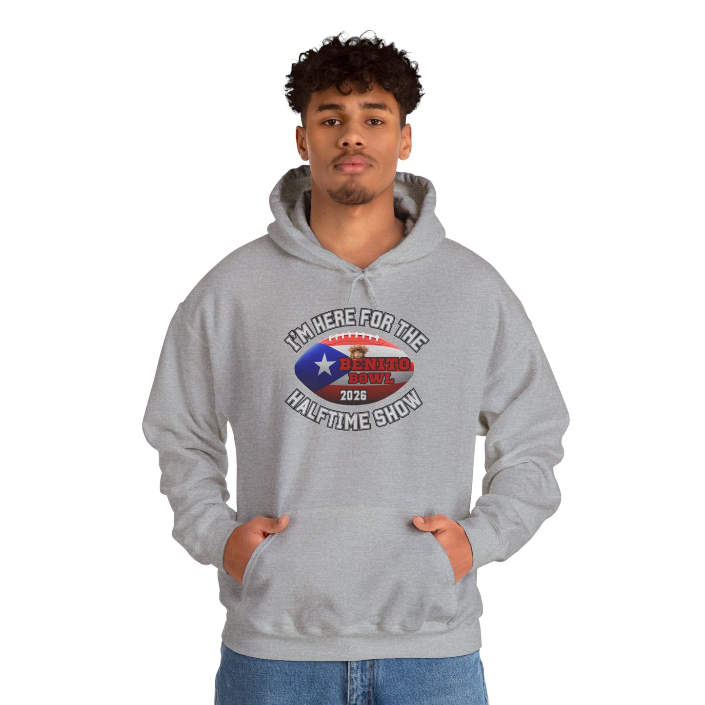 Benito Bowl Halftime Shirt 2026 Hoodie, Benito Bowl Hooded Sweatshirt, Football Fan Gift, Puerto Rico Heritage Hoodie, Boriqua Pride Gift