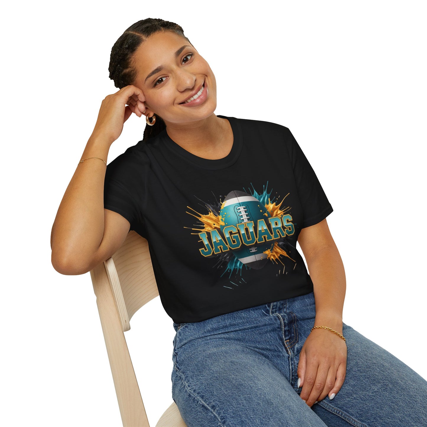 Jacksonville Football Unisex T-Shirt, Jacksonville Team Tee, Football Gift for Jacksonville Fans, Game Day Shirt Sports Fan Football Apparel